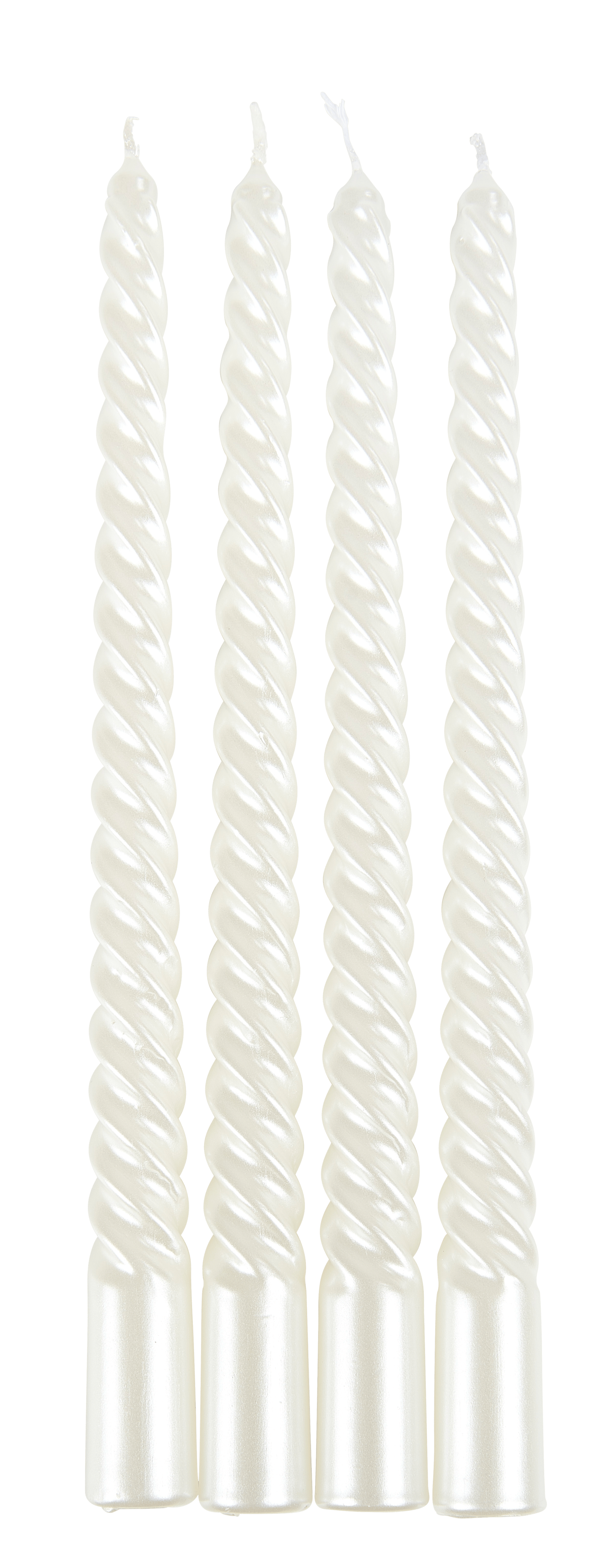 TWIST Dinerkaarsen parelmoerH 25 cm - Ø 2,1 cm