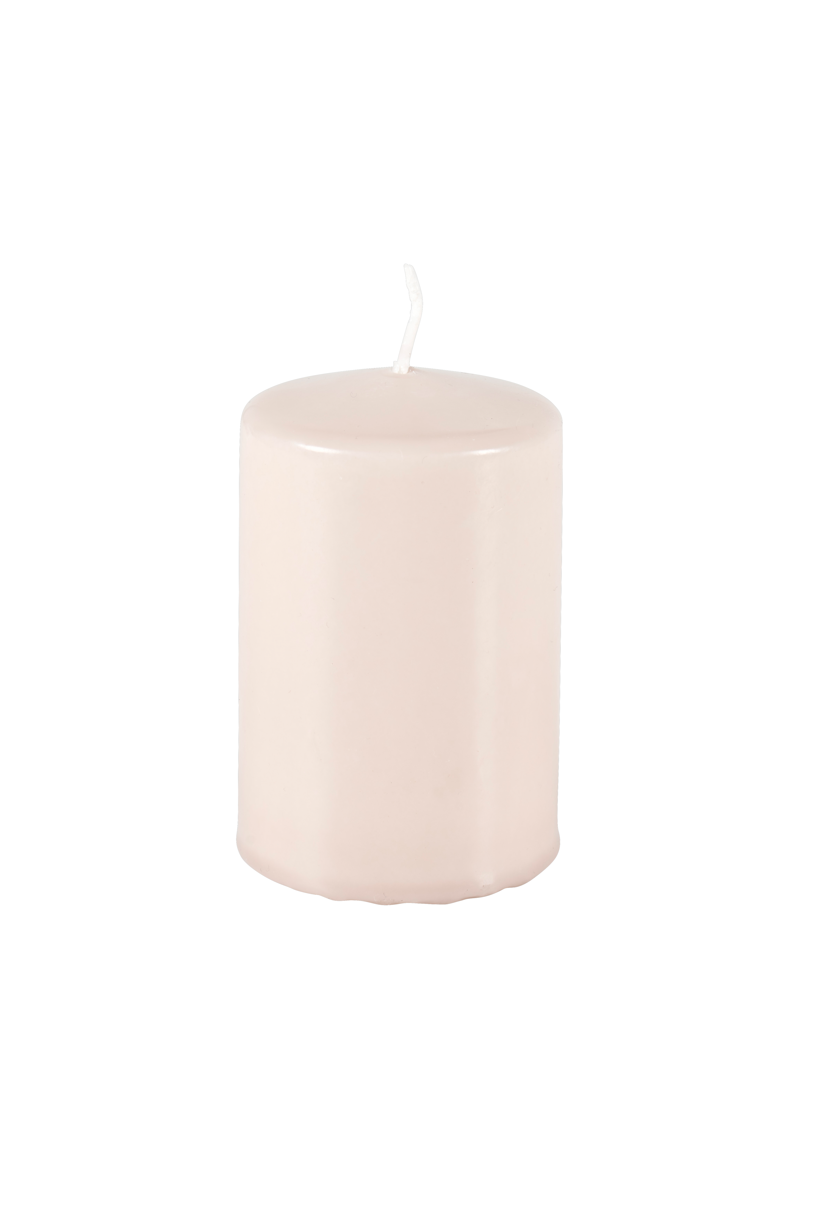PURE Cilinderkaars lichtbruinH 9 cm - Ø 6 cm
