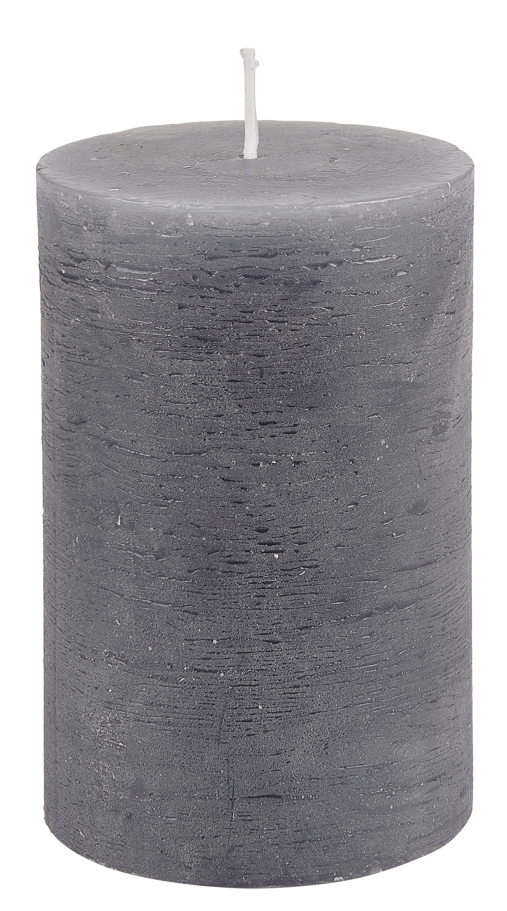 PURE RUSTIC Kaars zwartH 12 cm - Ø 8 cm