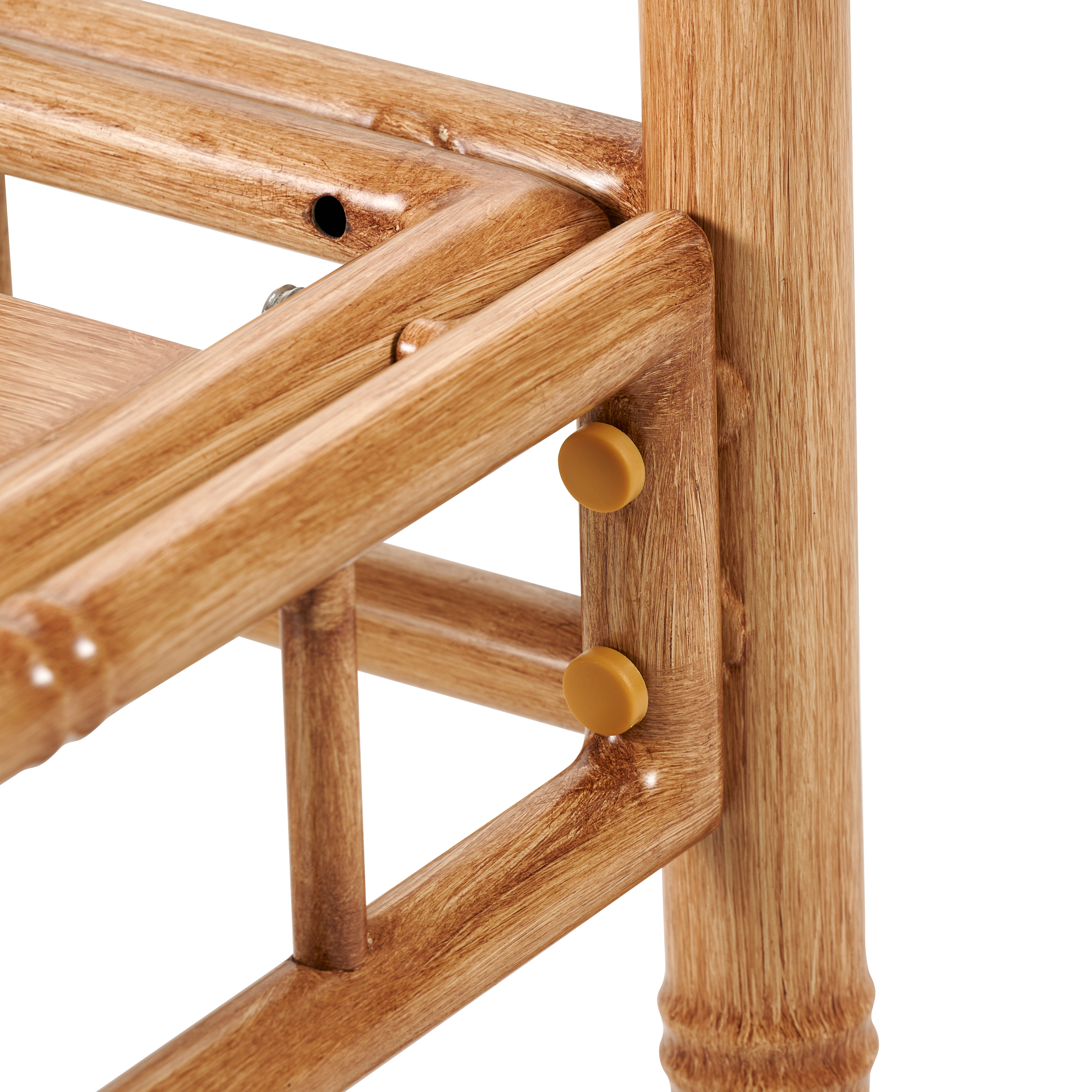 BAMBOLETTE Hoekzetel bamboo lookH 71 x B 80 x D 80 cm