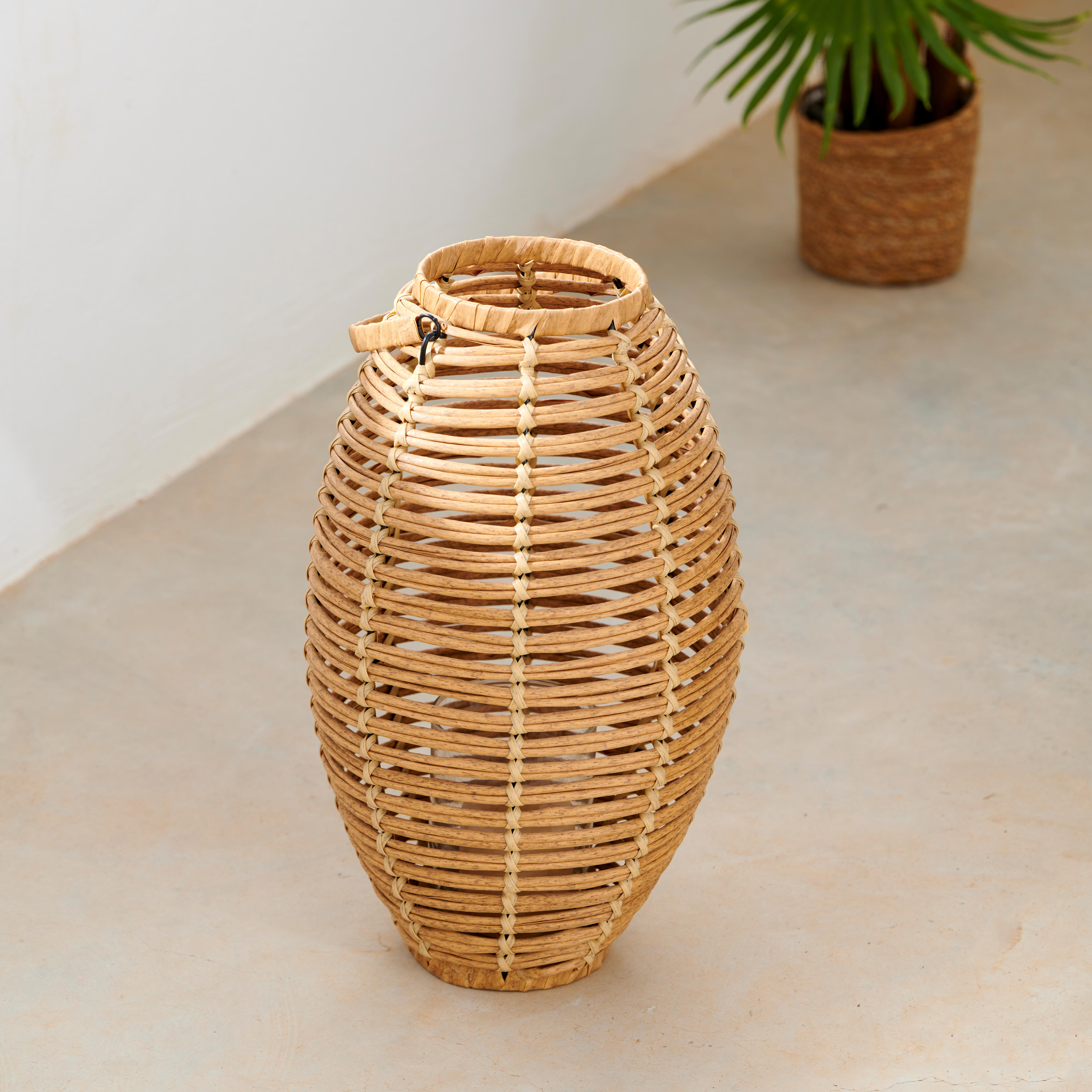 ELLIPS Lantaarn naturelH 45 cm - Ø 27 cm