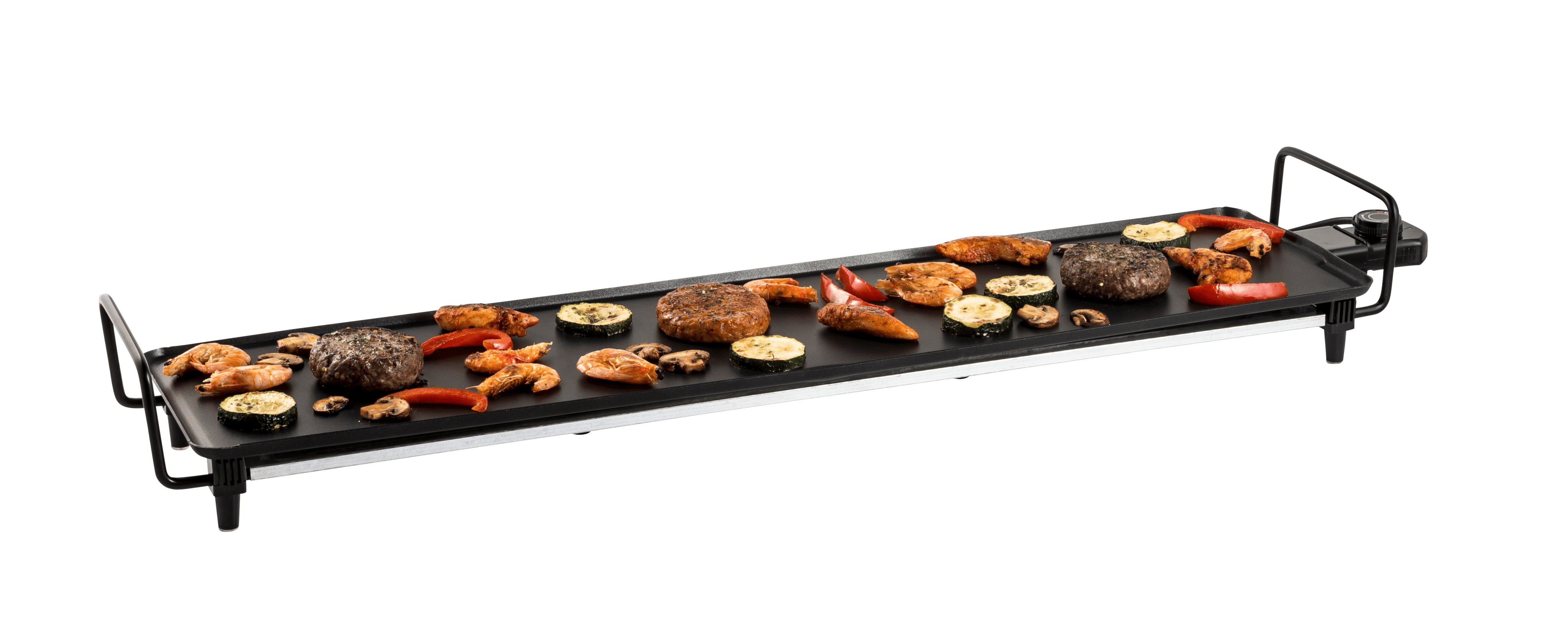 NEW PLANCHA Grillplaat XXXL zwartL 88 x D 22,5 cm