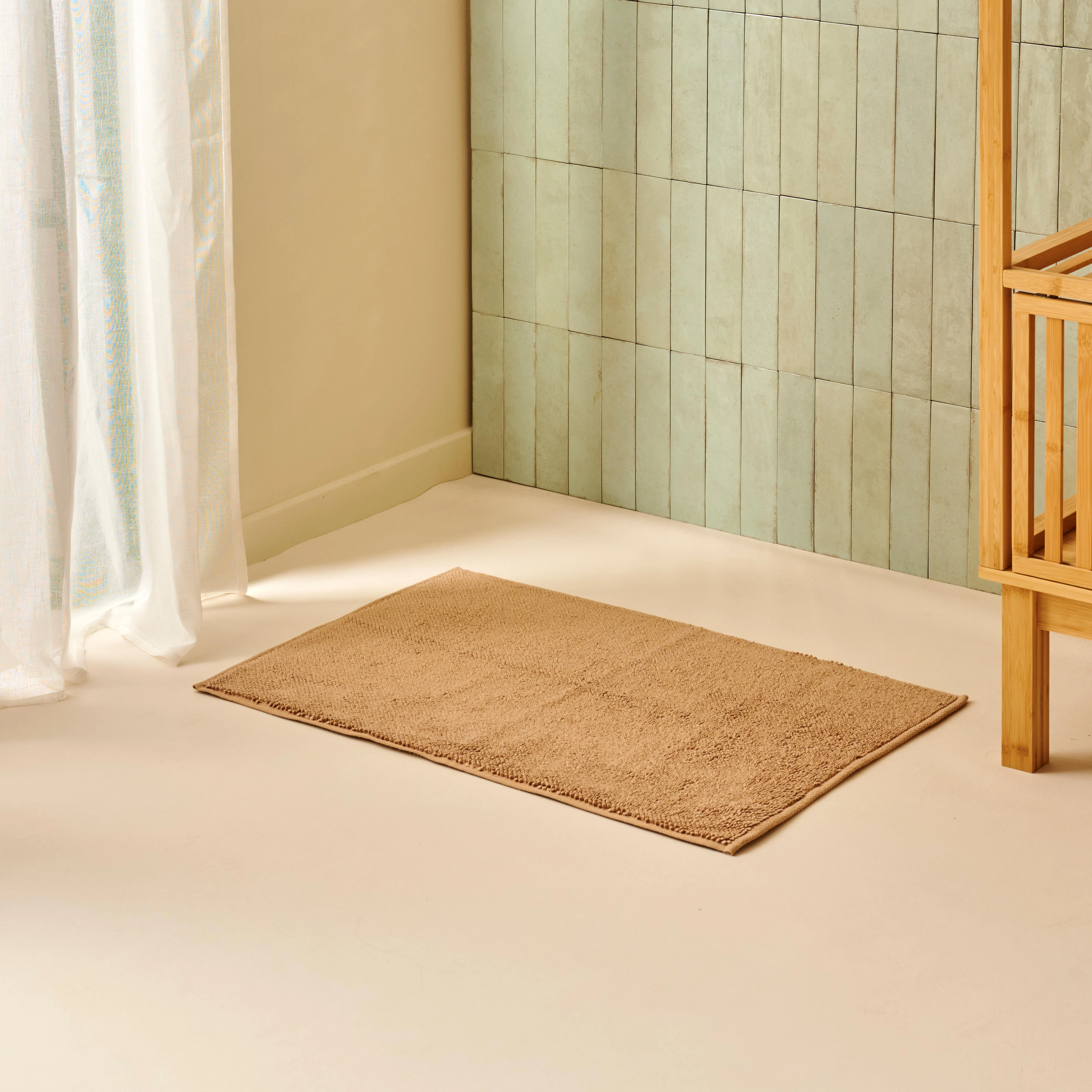 MINERAL Badmat beigeB 50 x L 80 cm