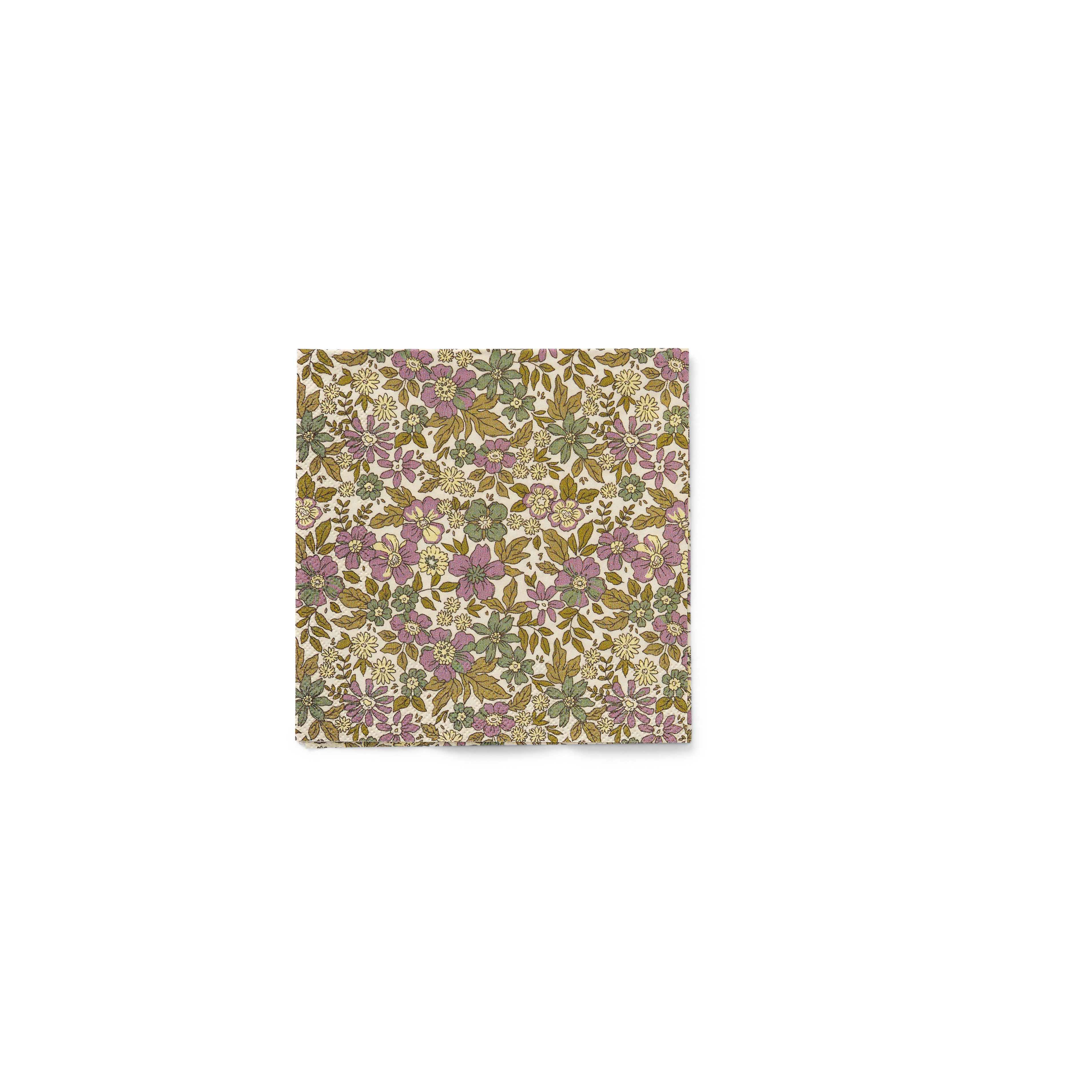 JUSTINE Set van 20 servetten multicolorB 25 x L 25 cm