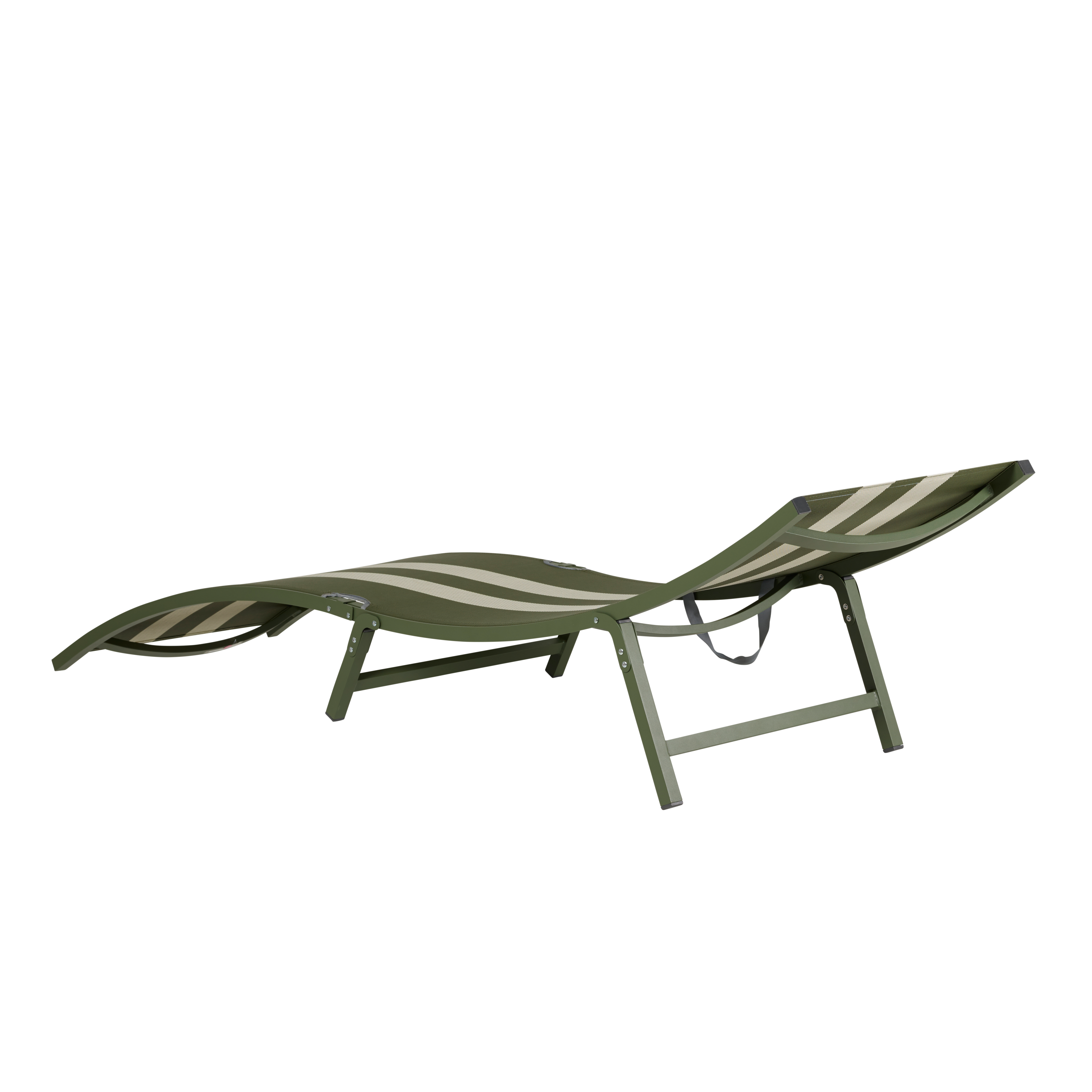 SILVES Ligbed kakiH 50 x B 55 x L 199 cm