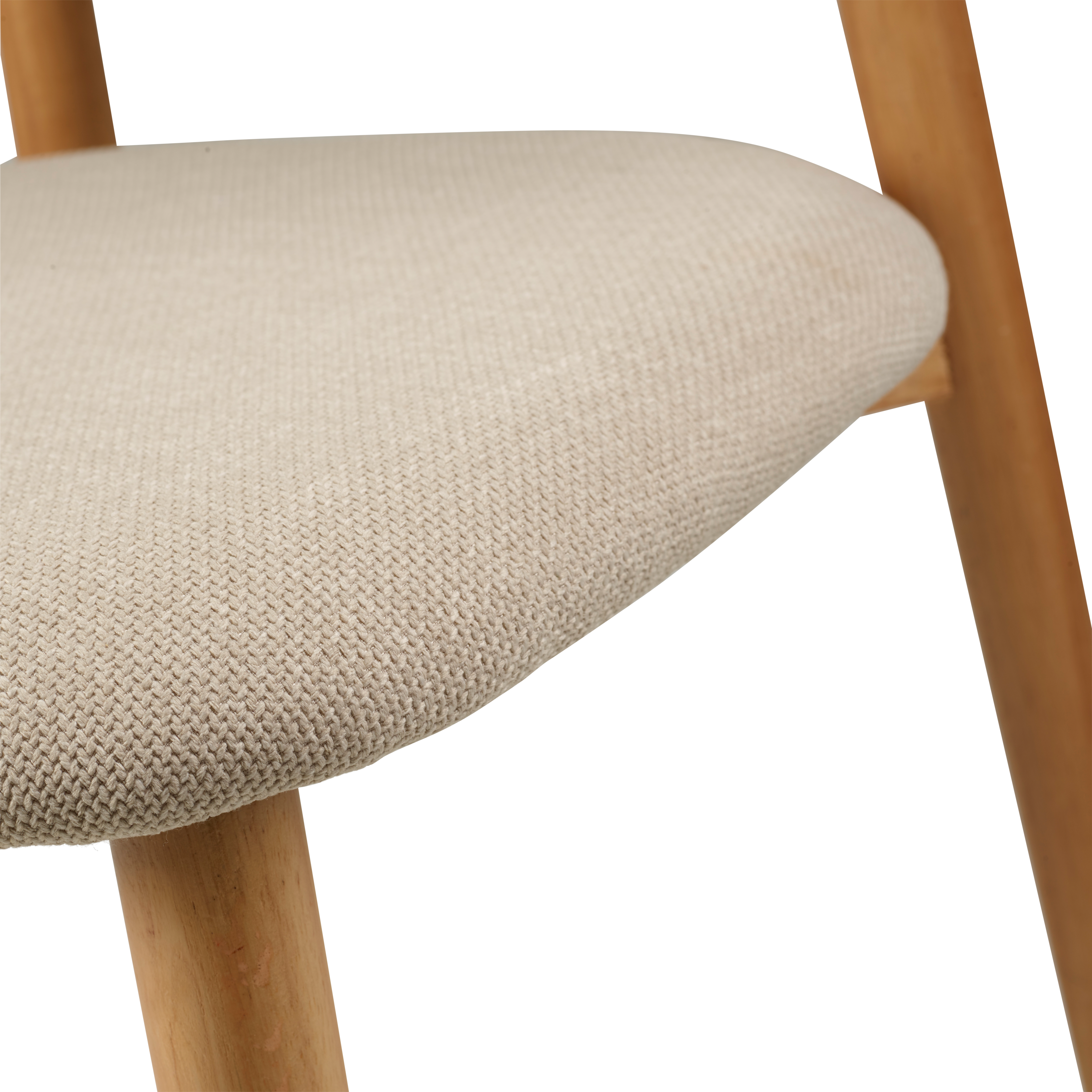 FALCO Eetkamerstoel beigeH 78 x B 55 x D 51 cm