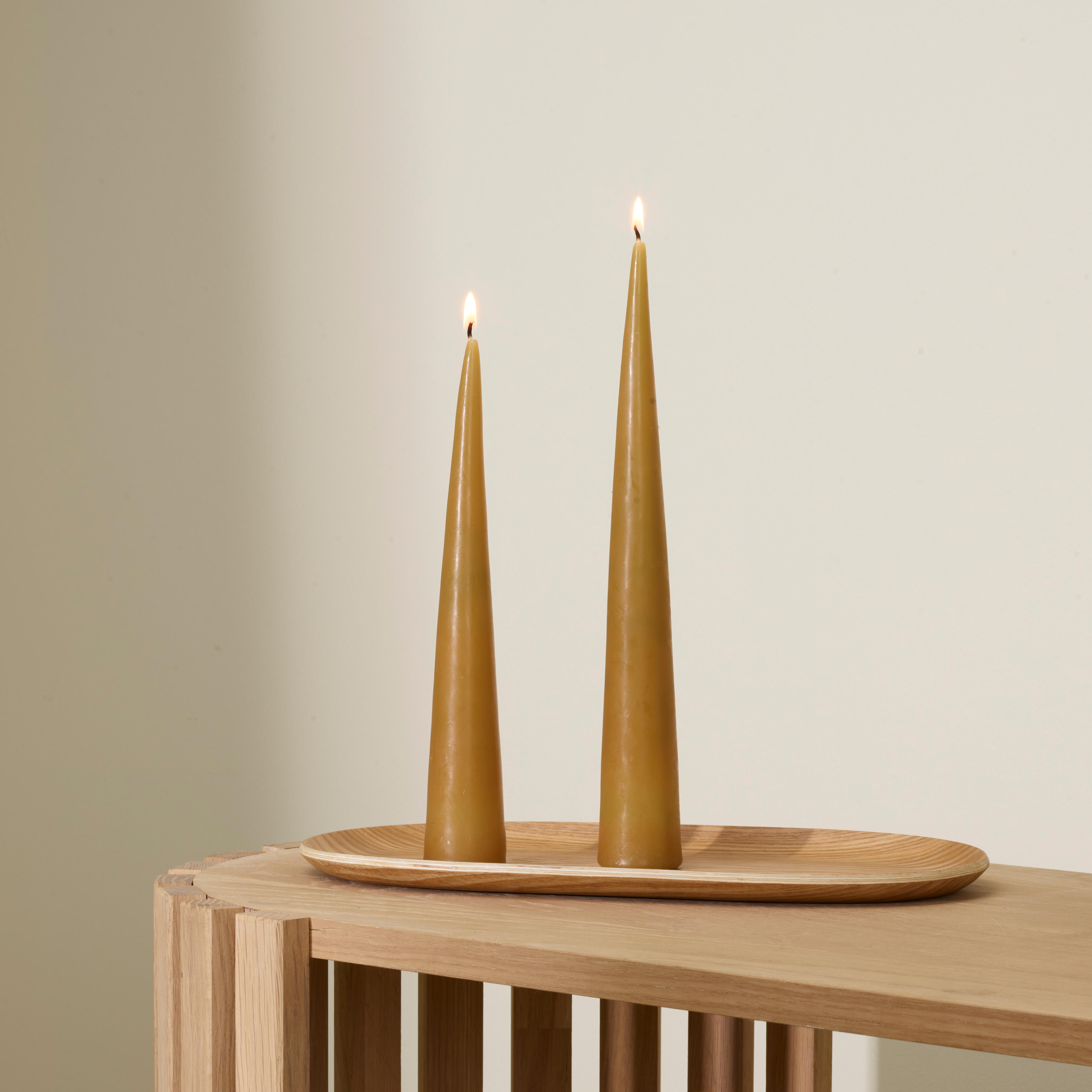 PYRAMID Kaars groenH 24 cm - Ø 3,8 cm