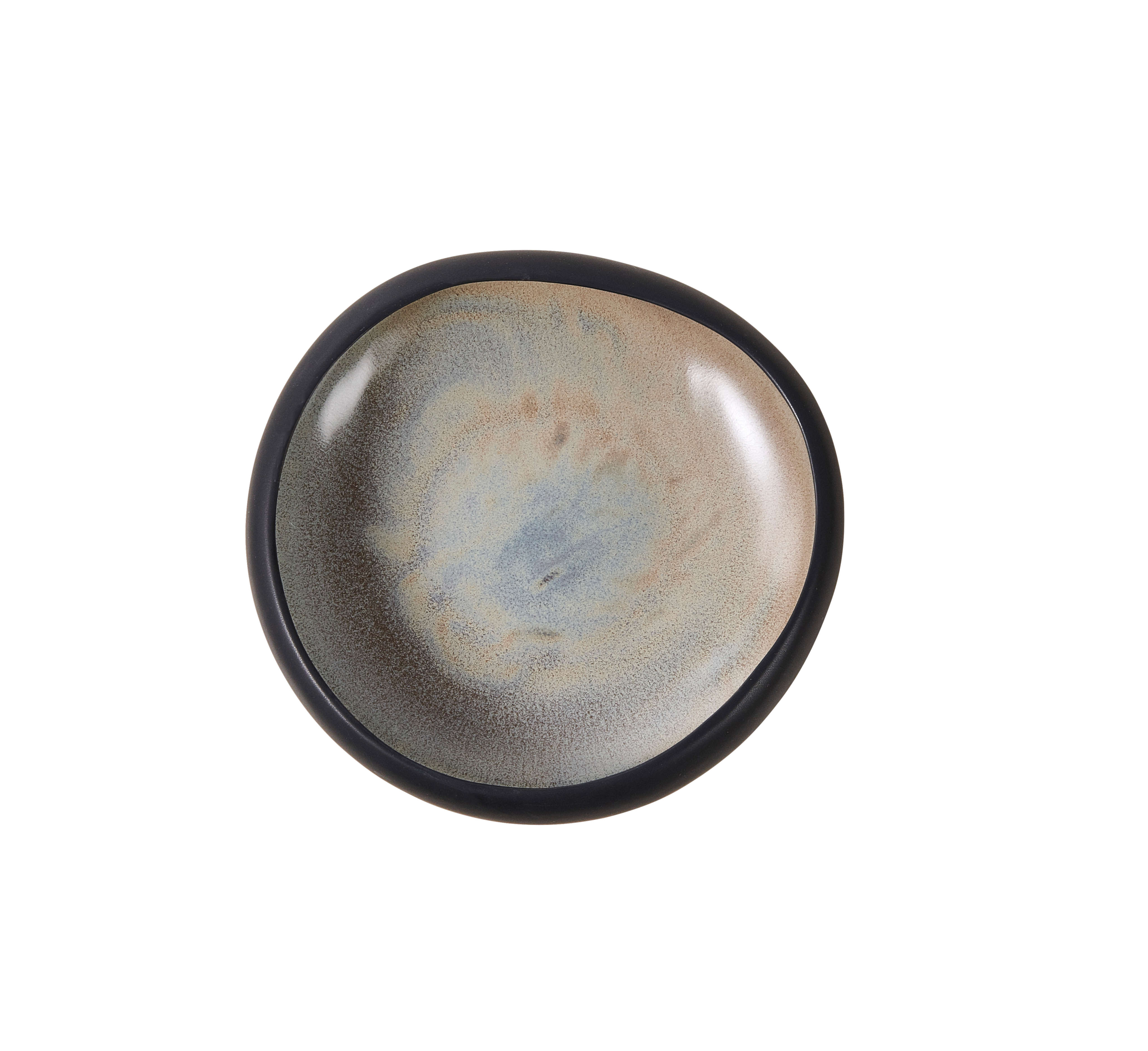 LAVA Bowl 65 CL zwart - set van 4 H 4,5 cm - Ø 20 cm