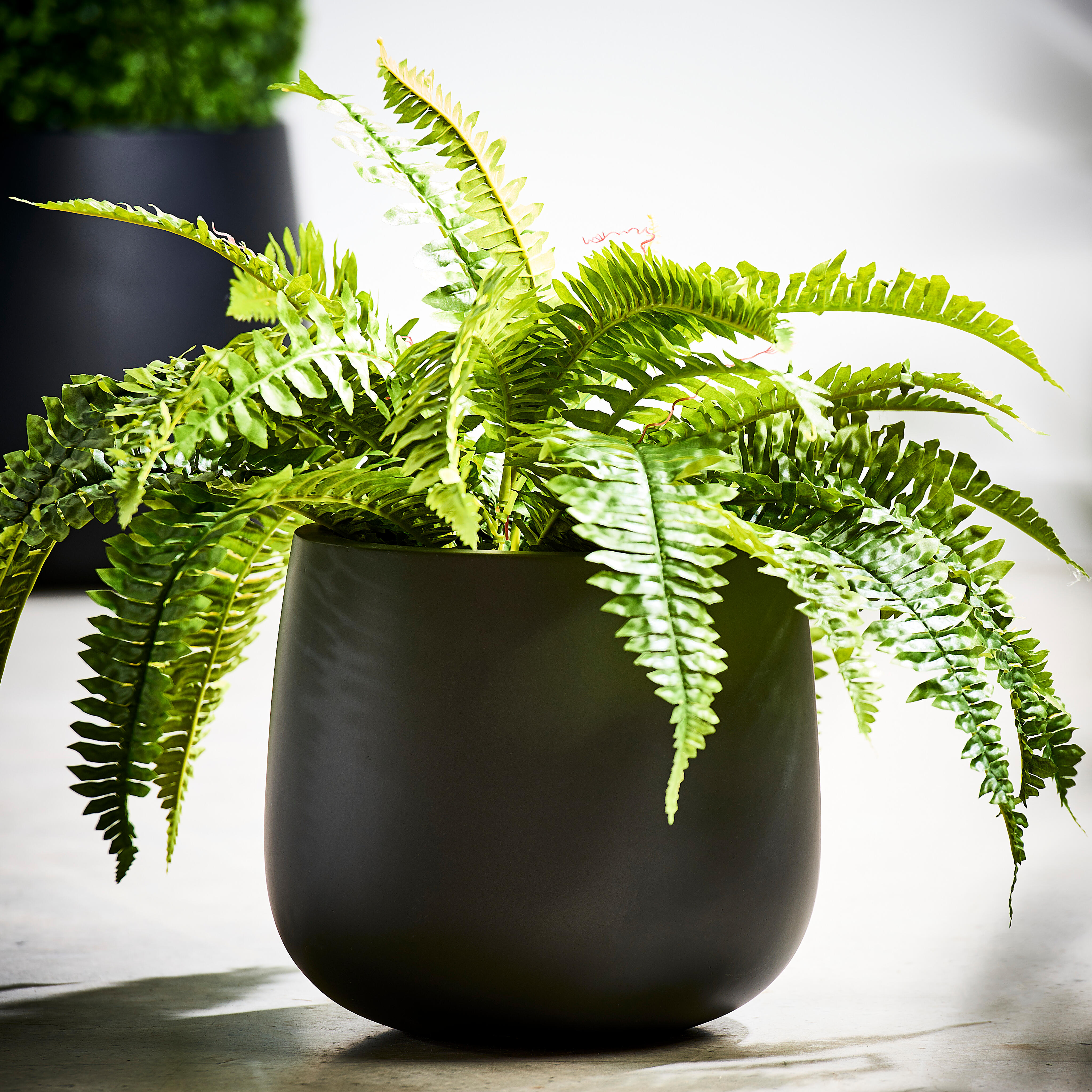 SENSE Tuinpot zwartH 26 cm - Ø 28,5 cm