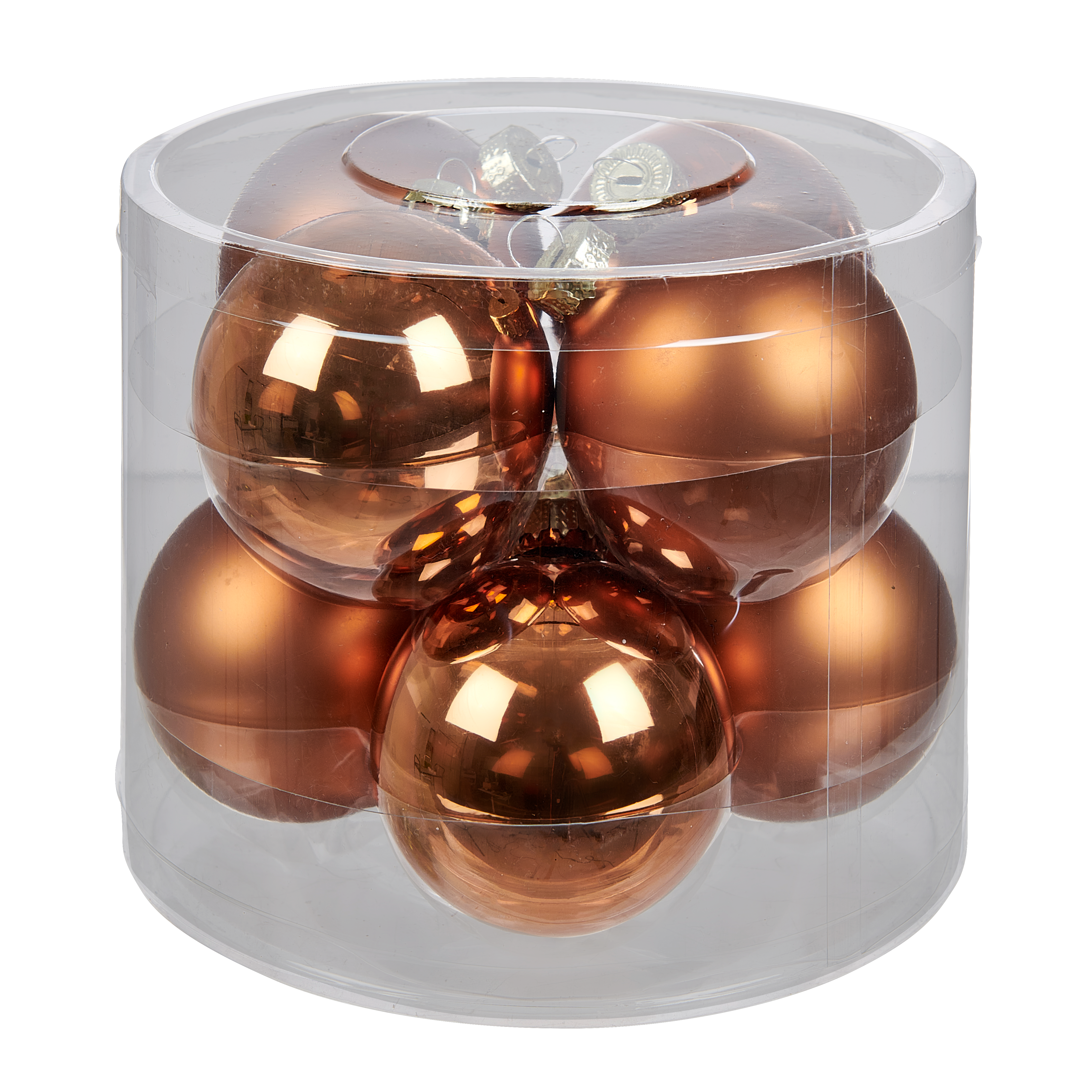 BRONZE Ballen set van 8 bronsØ 7 cm
