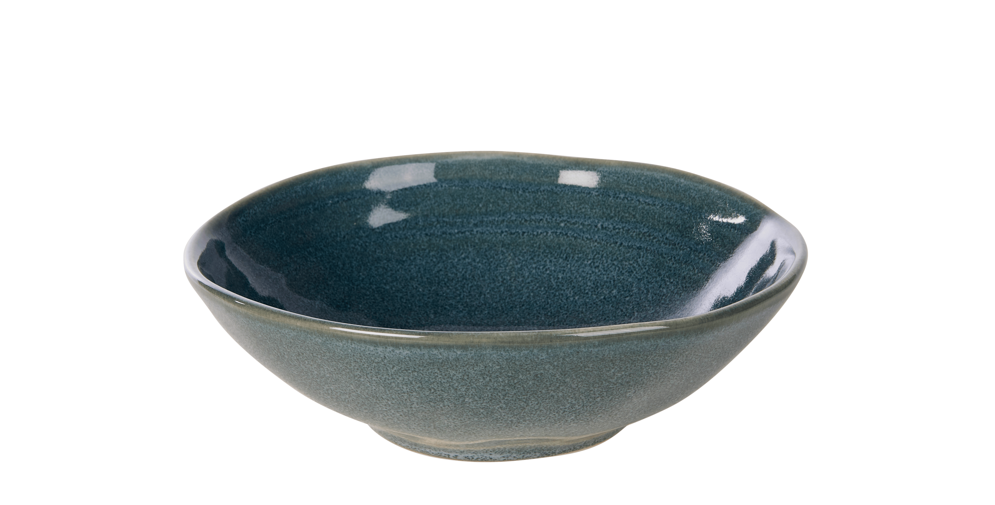 EARTH CLOUD Bowl 35 CL blauw - set van 4 H 3 cm - Ø 15 cm