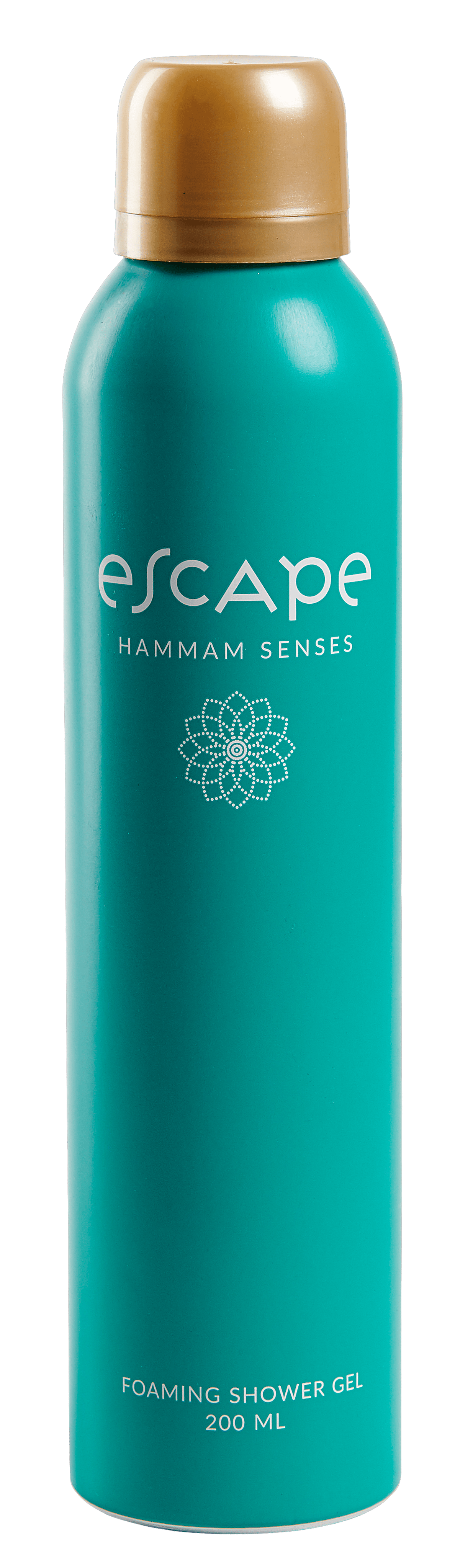 ESCAPE SENSES Doucheschuim in flacon turkoois