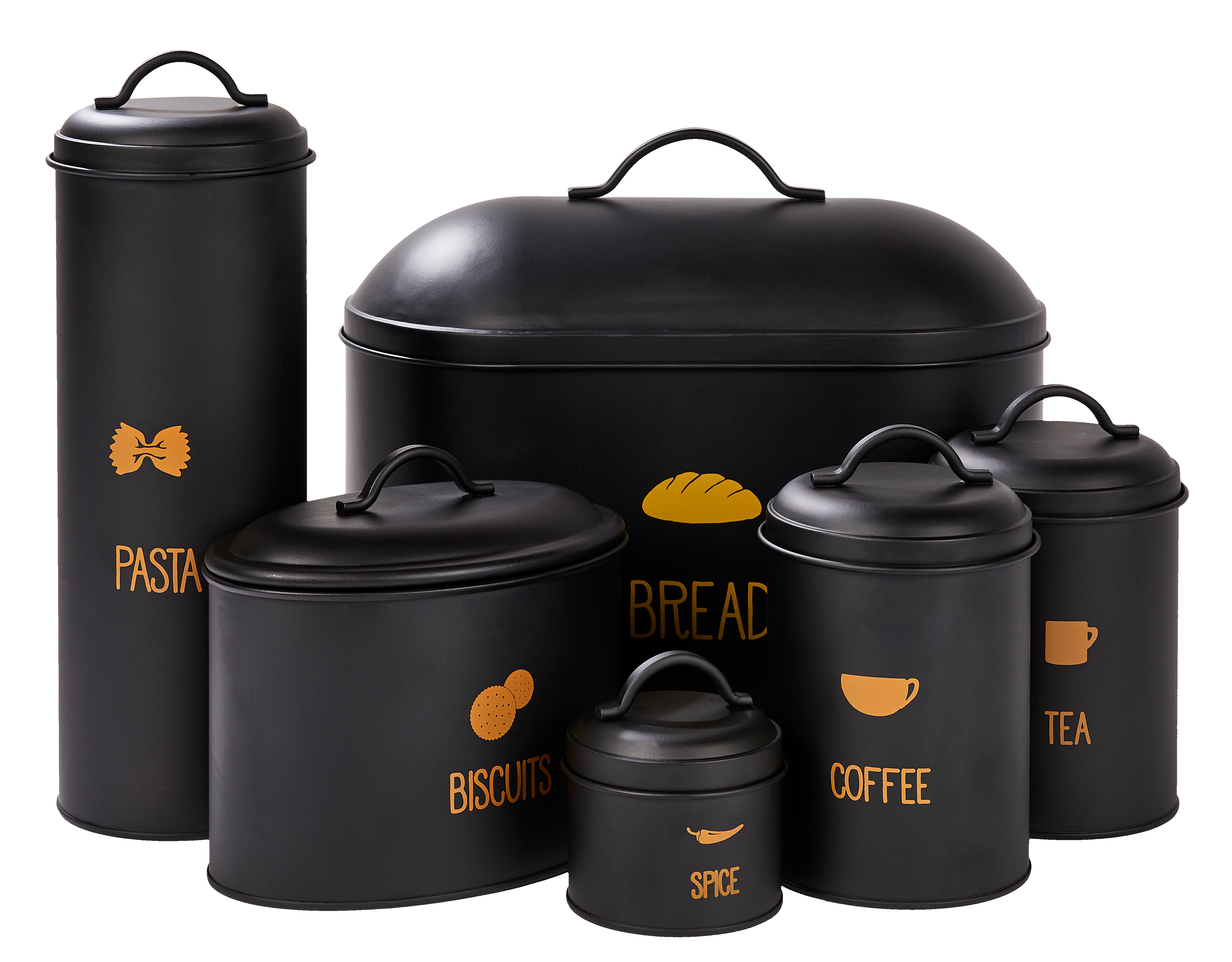 VIRA Broodbak zwartH 25,5 x B 34 x D 18 cm - CASA