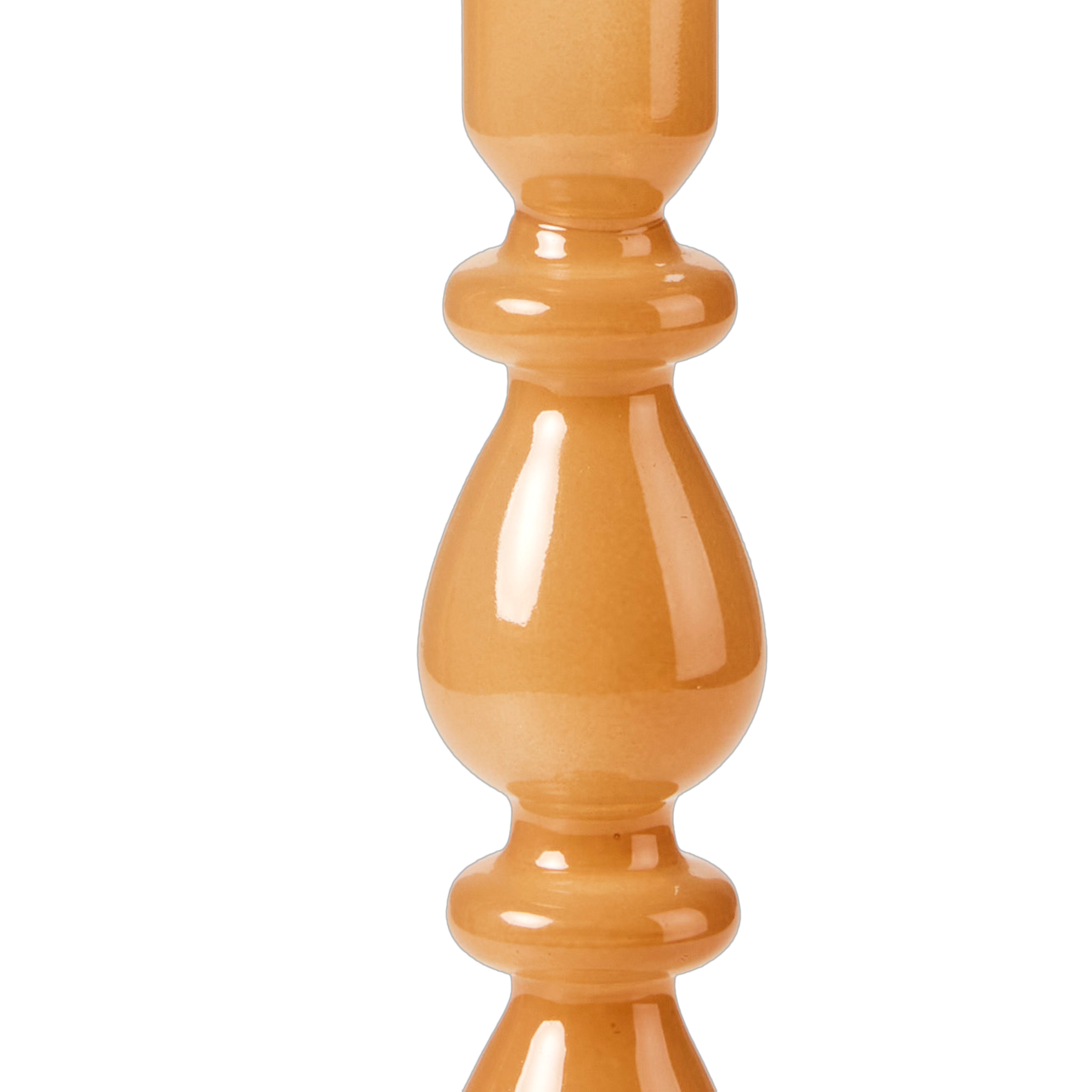 ISA Kandelaar bruin opaal bruinH 24,5 cm - Ø 9 cm