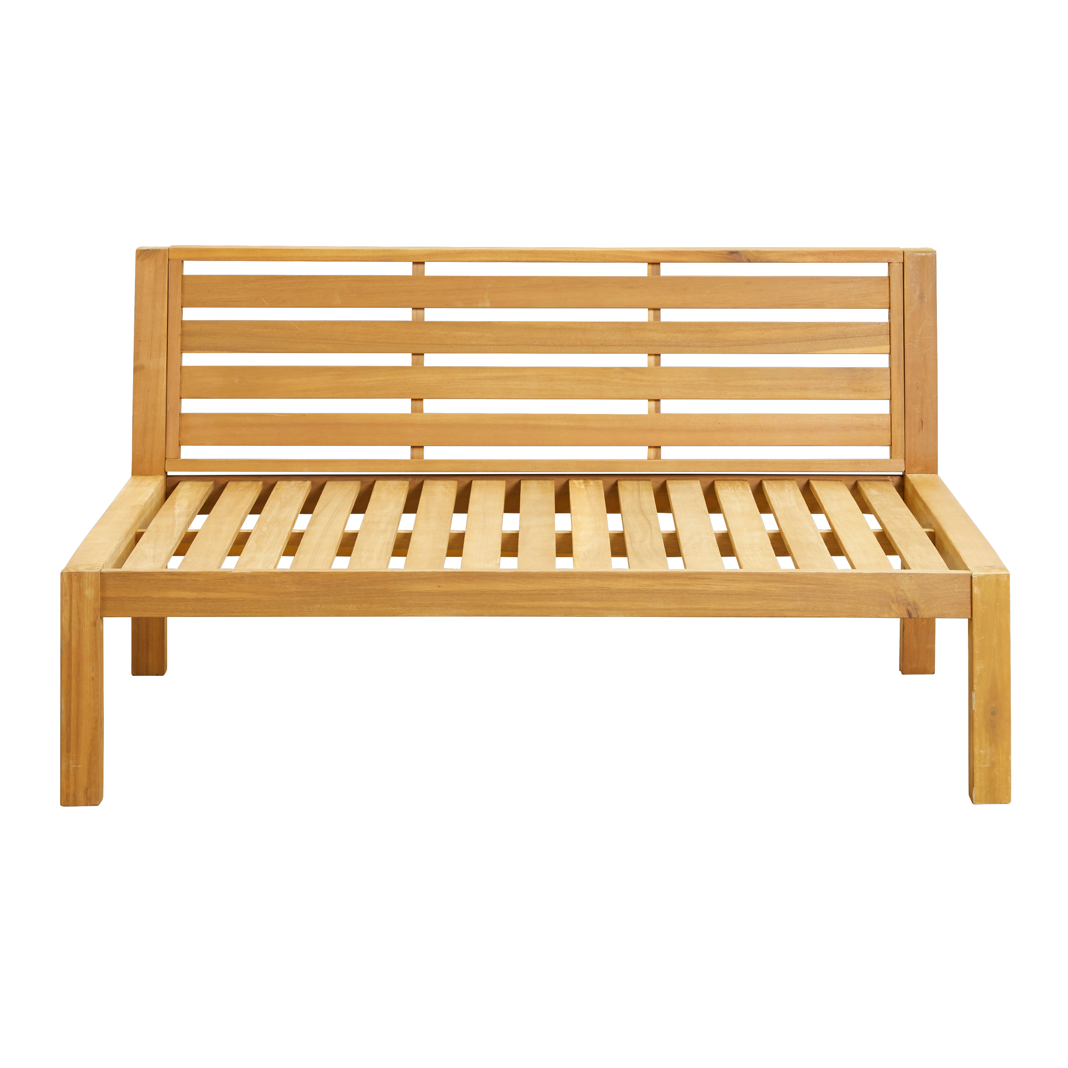 PAULETTE Lounge bank naturelH 64 x B 120 x D 90 cm