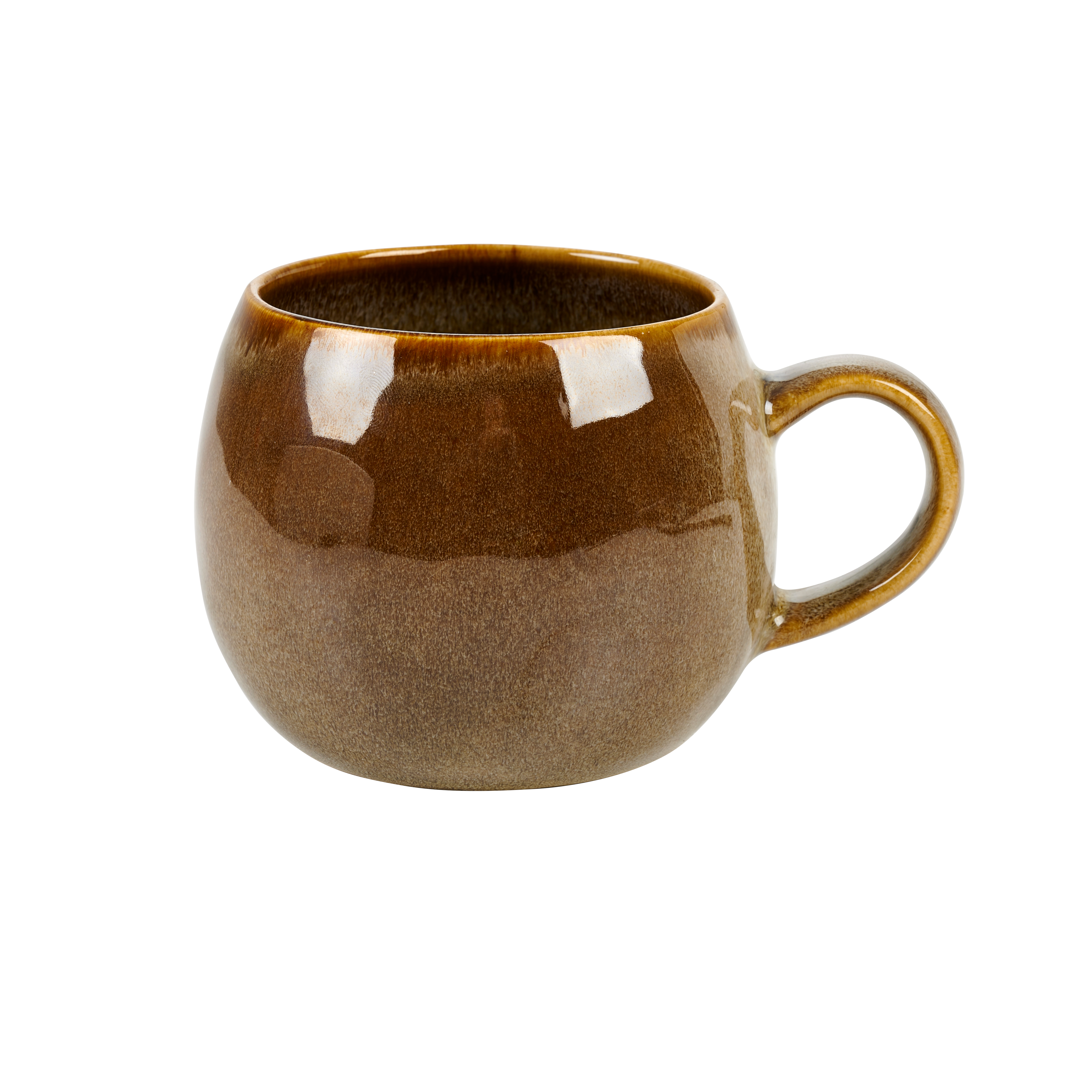 COZY Mok 48 CL bruin - set van 4 H 11 cm - Ø 8,5 cm