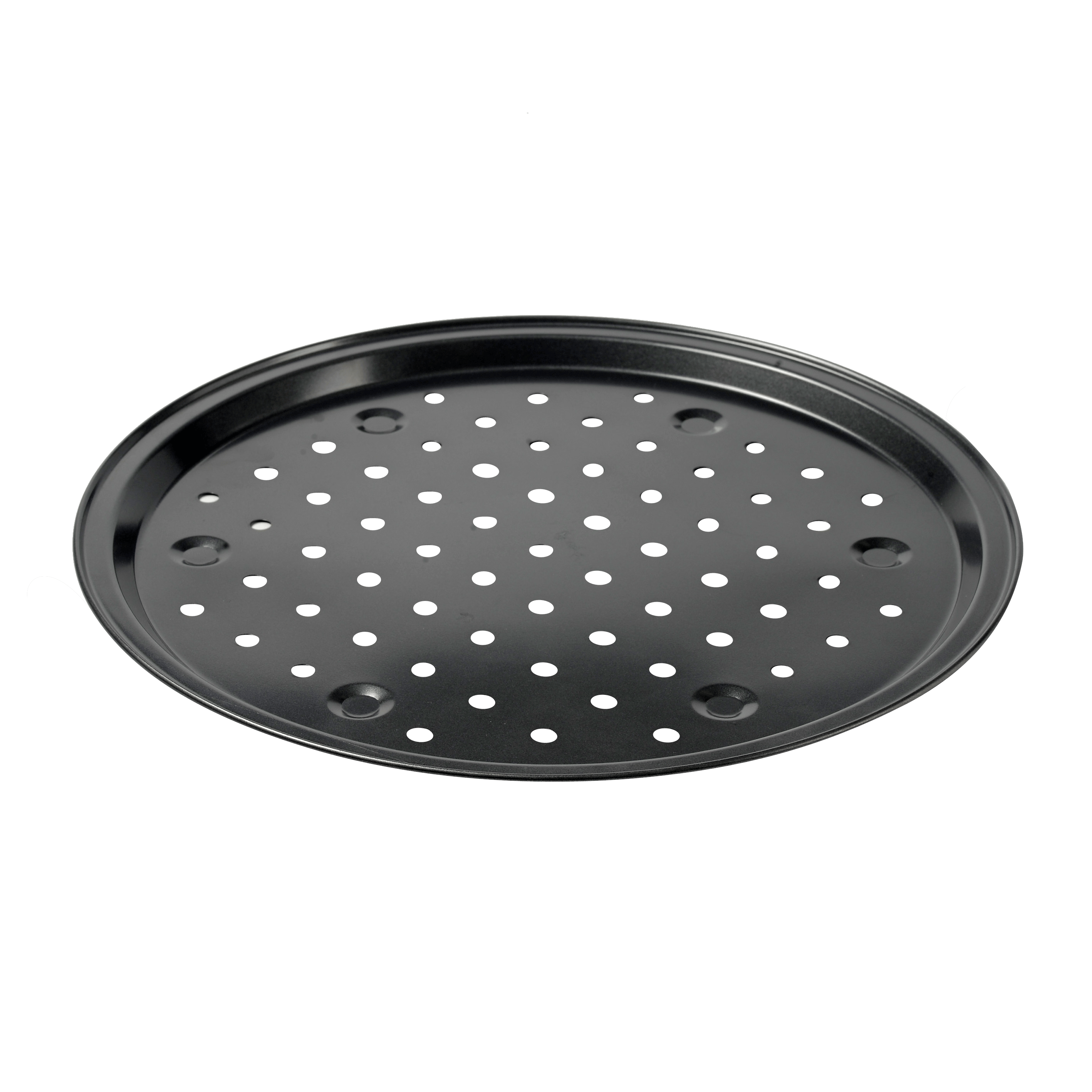MARGARITHA Pizzabakplaat donkergrijsH 2 cm - Ø 33 cm