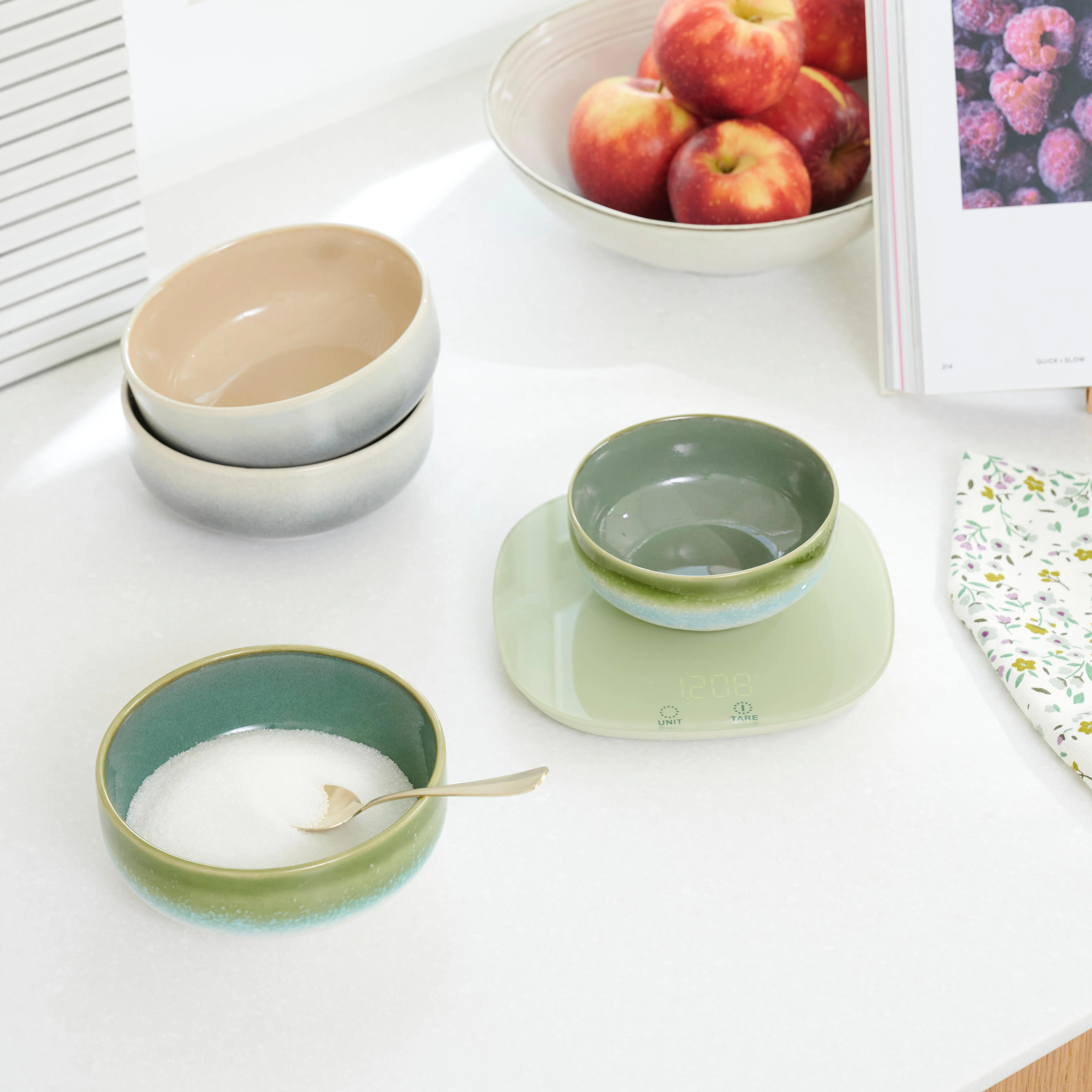 JESSIE GREEN Bowl groenH 5,5 cm - Ø 12 cm