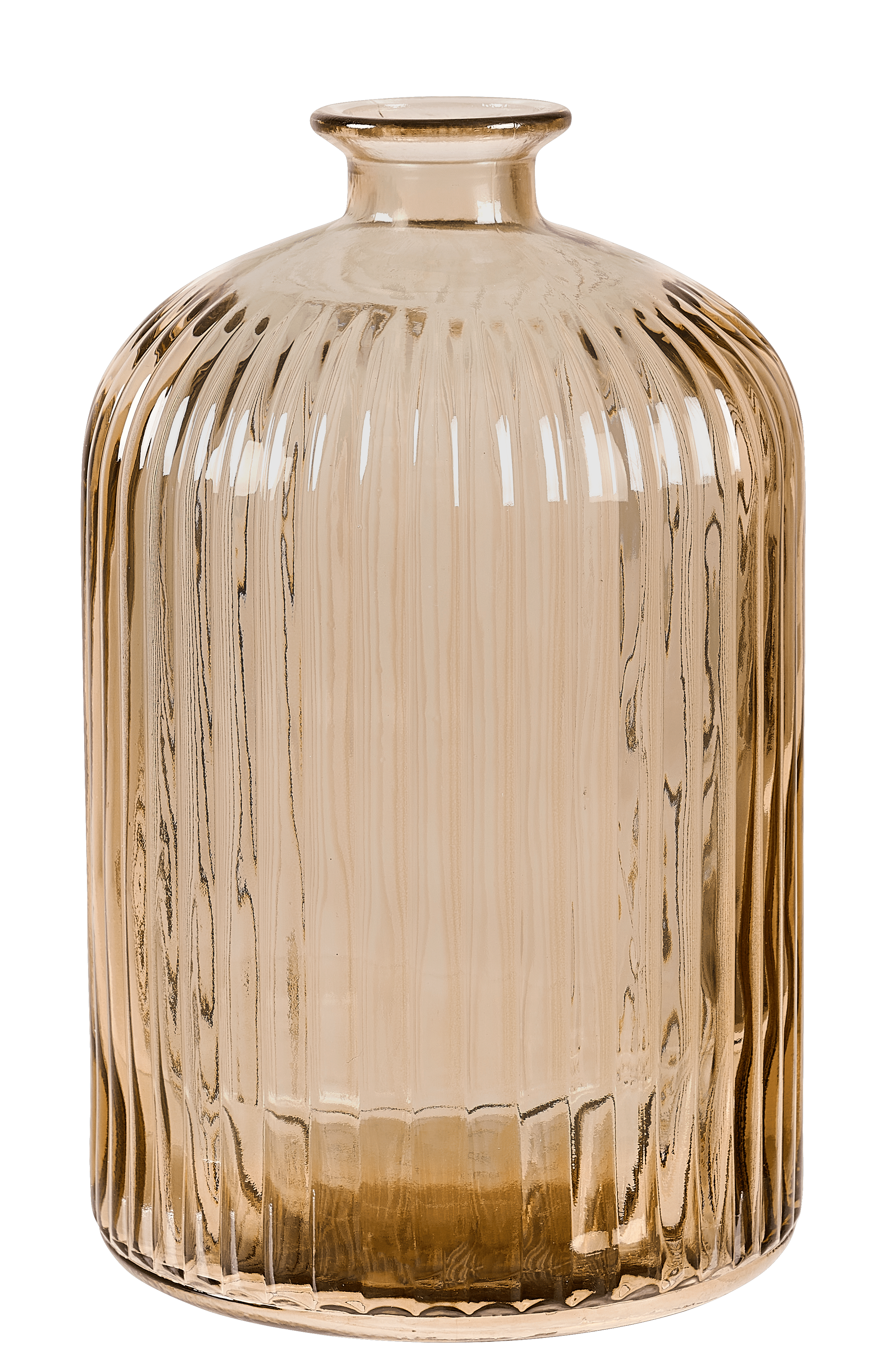 DAROCA Vaas lichtbruinH 23 cm - Ø 15 cm