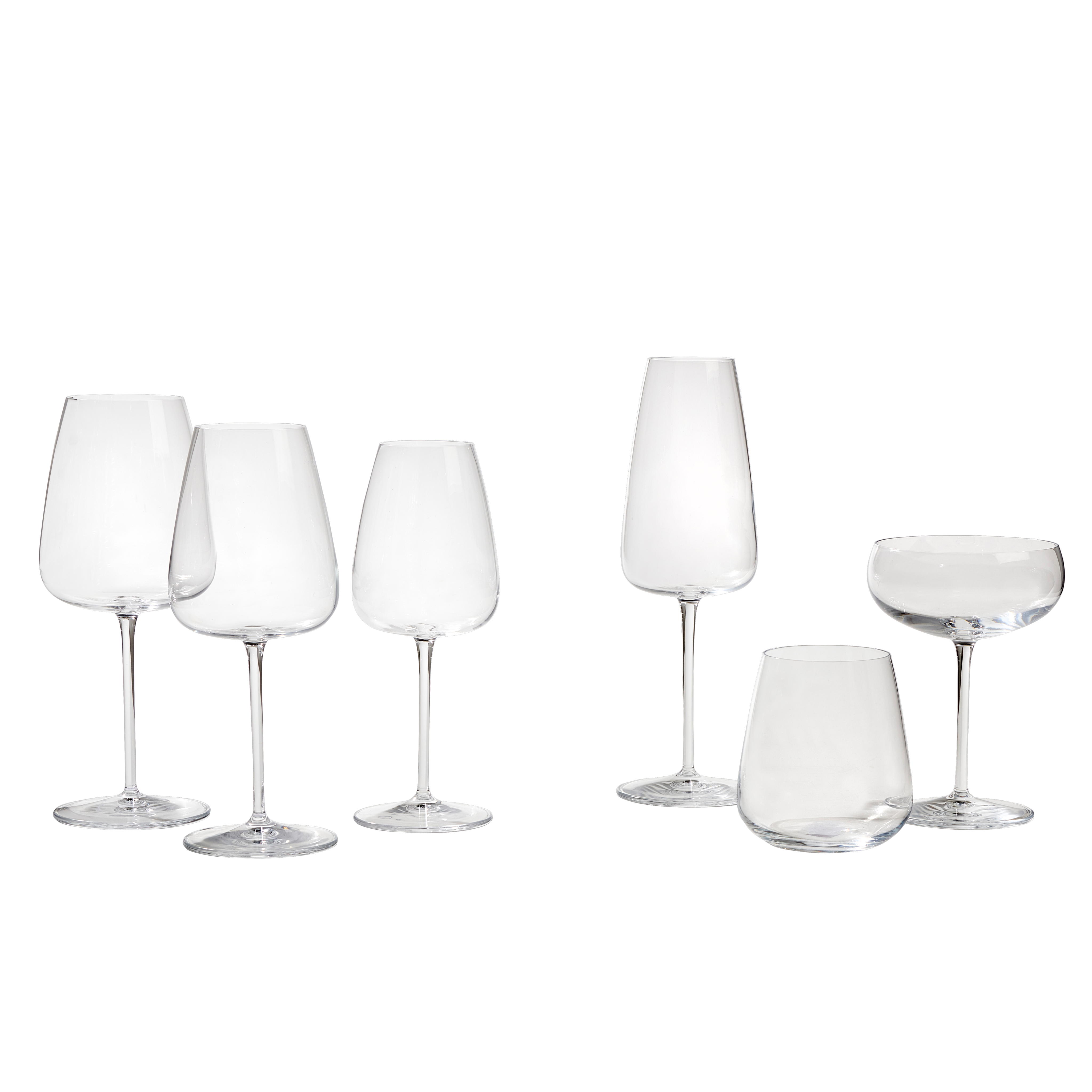 I MERA Wijnglas 55 CL transparant - set van 6 H 22,7 cm - Ø 9,3 cm