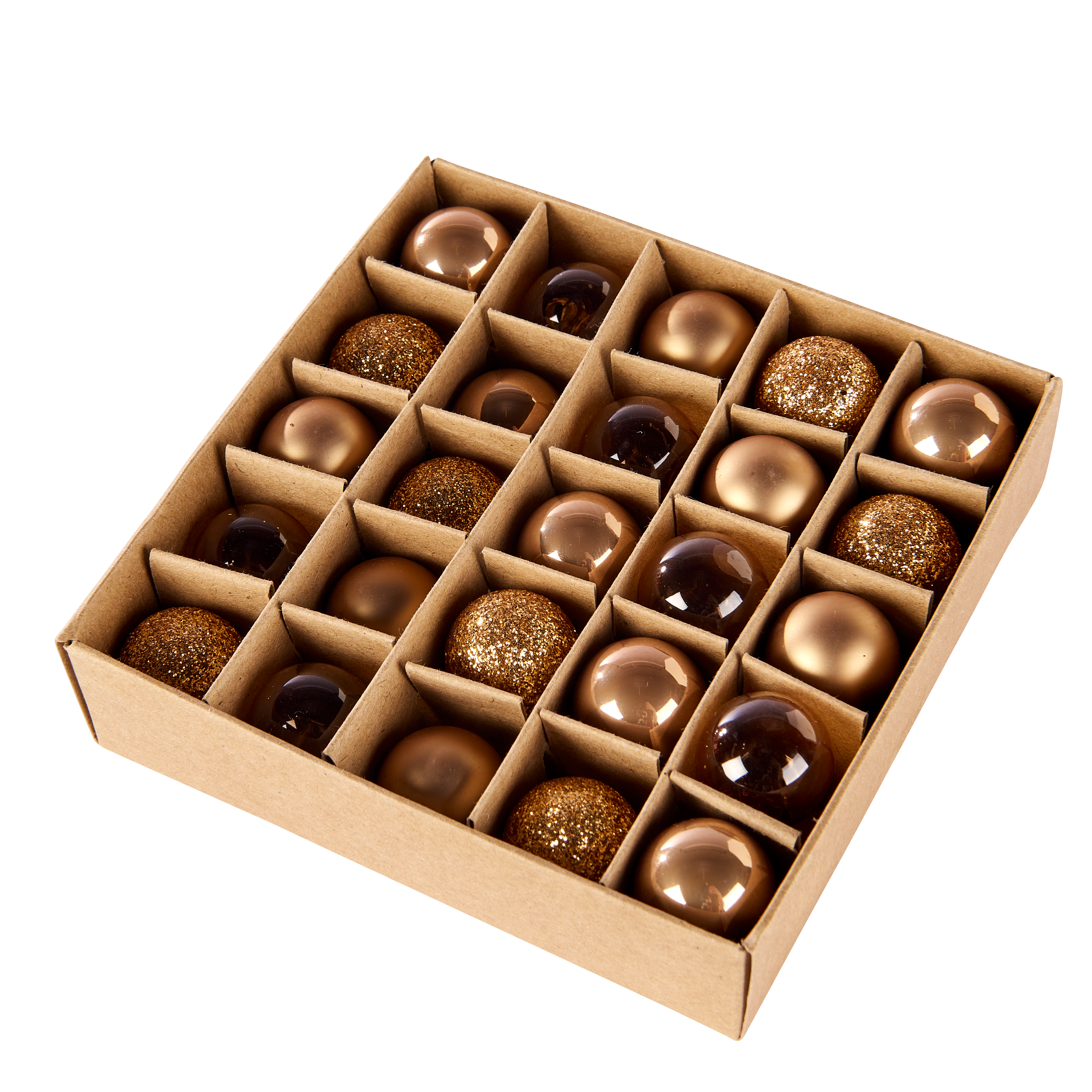 BRONZE Ballen set van 25 bronsØ 2 cm