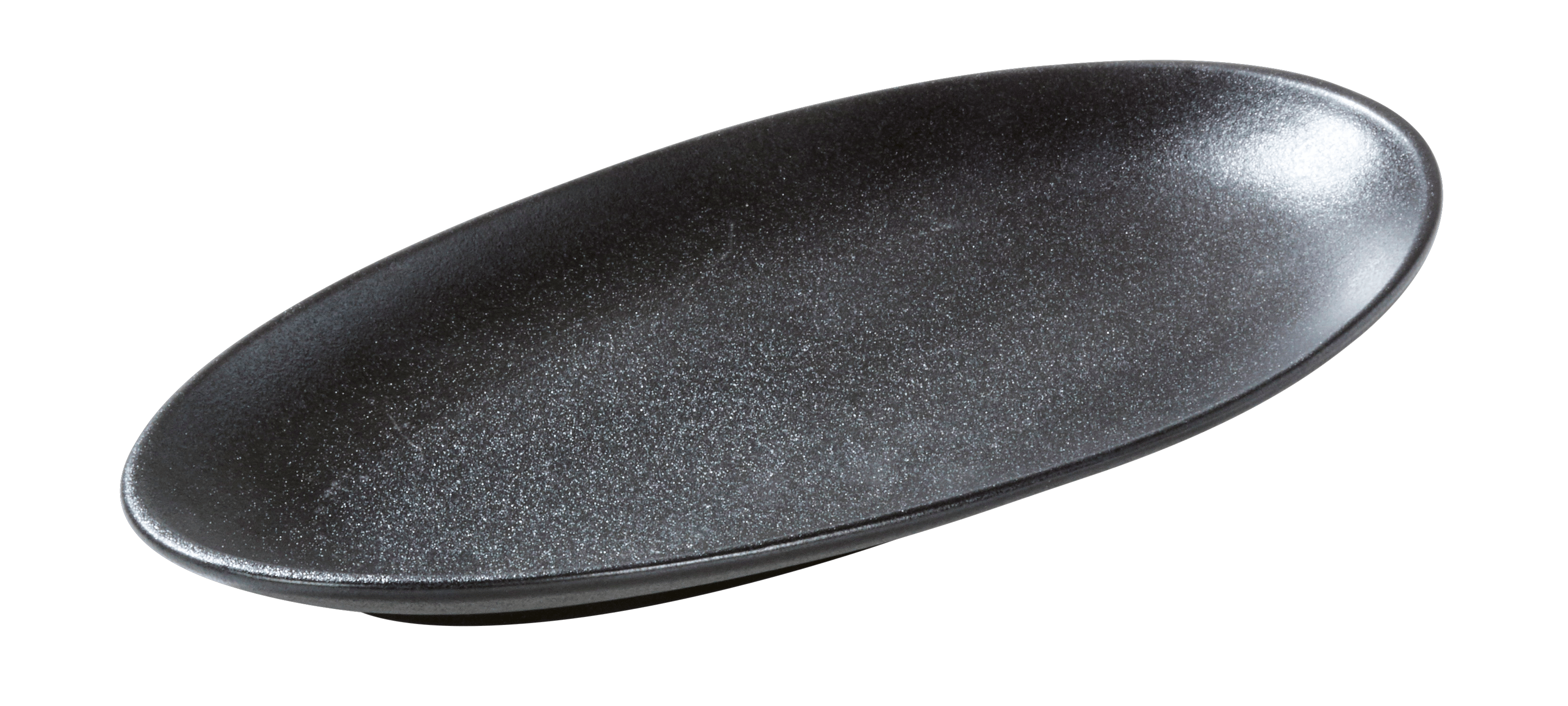 MAGMA Bord ovaal zwart - set van 6 B 29,8 x L 17 cm