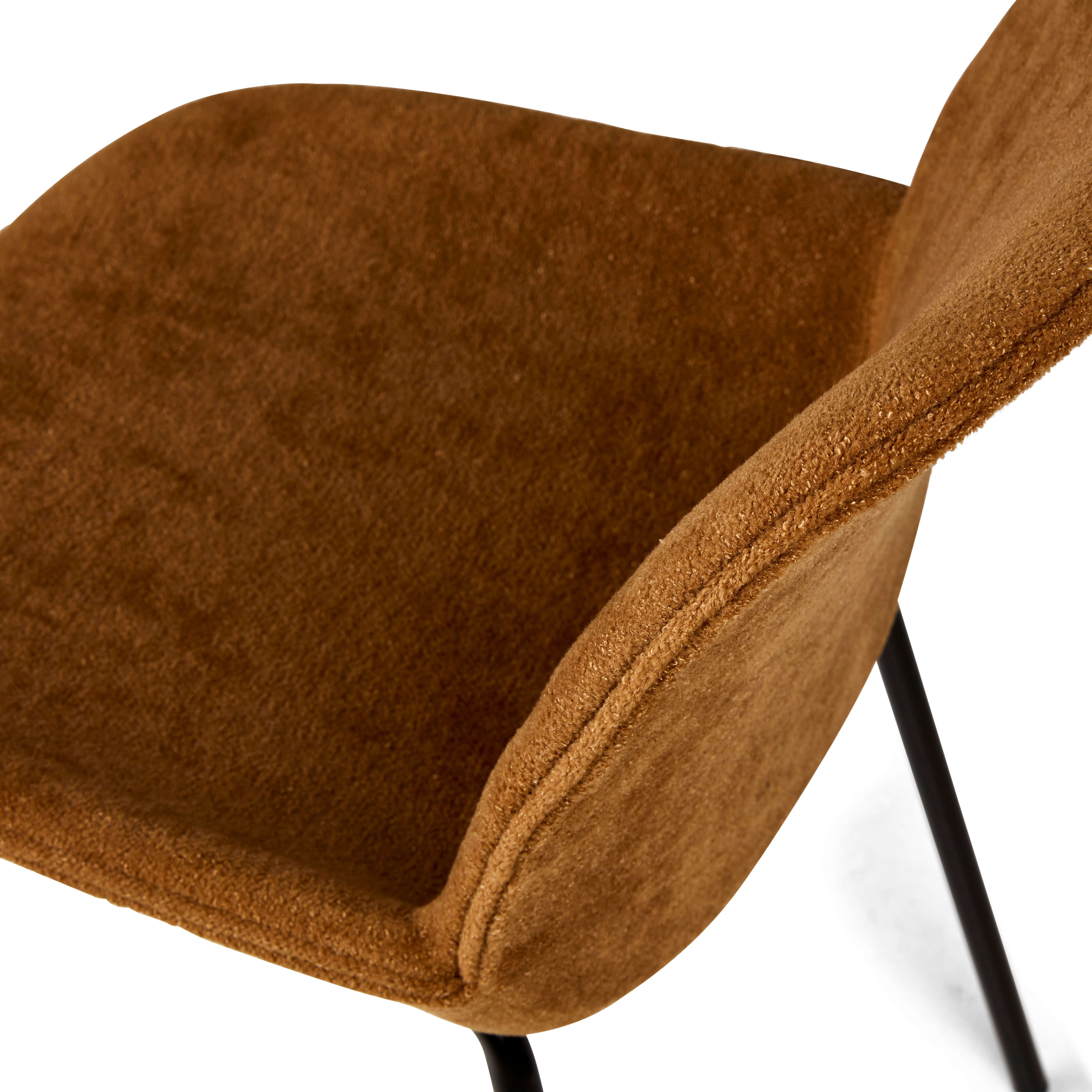 REMI Eetkamerstoel bruinH 81 x B 47 x D 57,5 cm