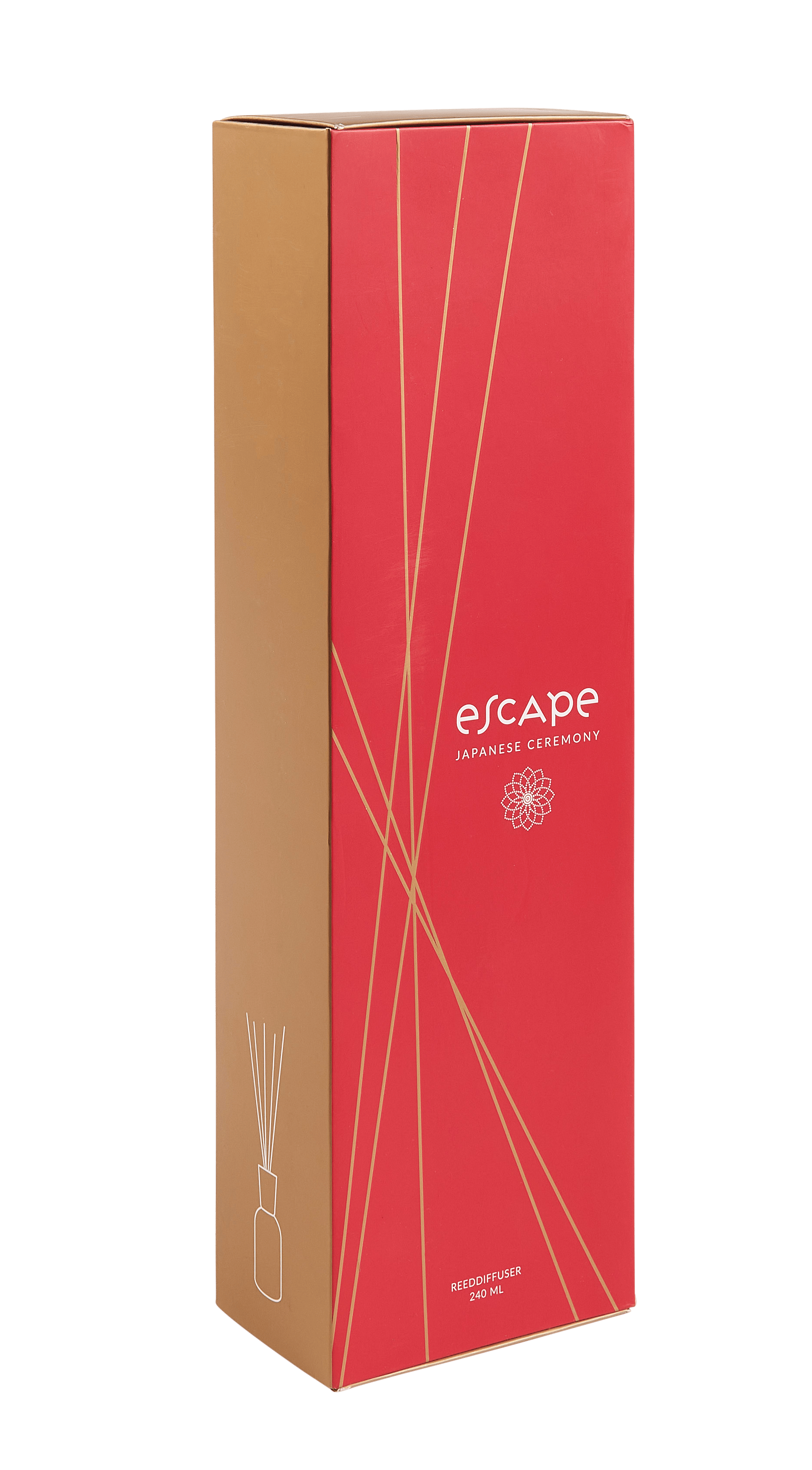 ESCAPE JAPANESE CEREMONY Geurolie rood