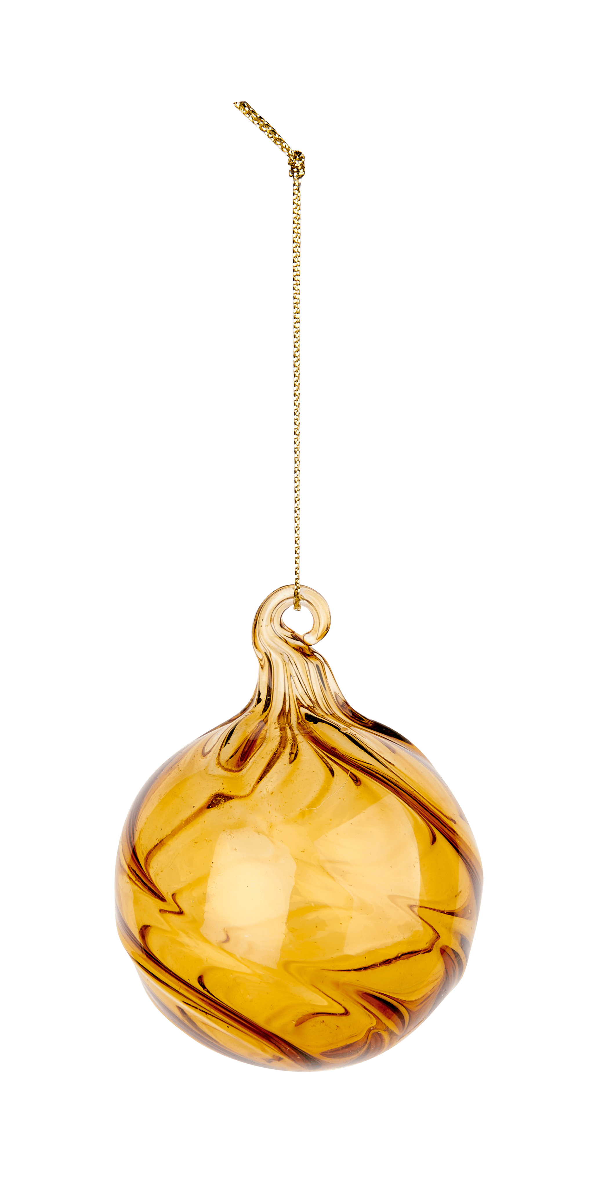 LIMON Kerstbal geelØ 8 cm