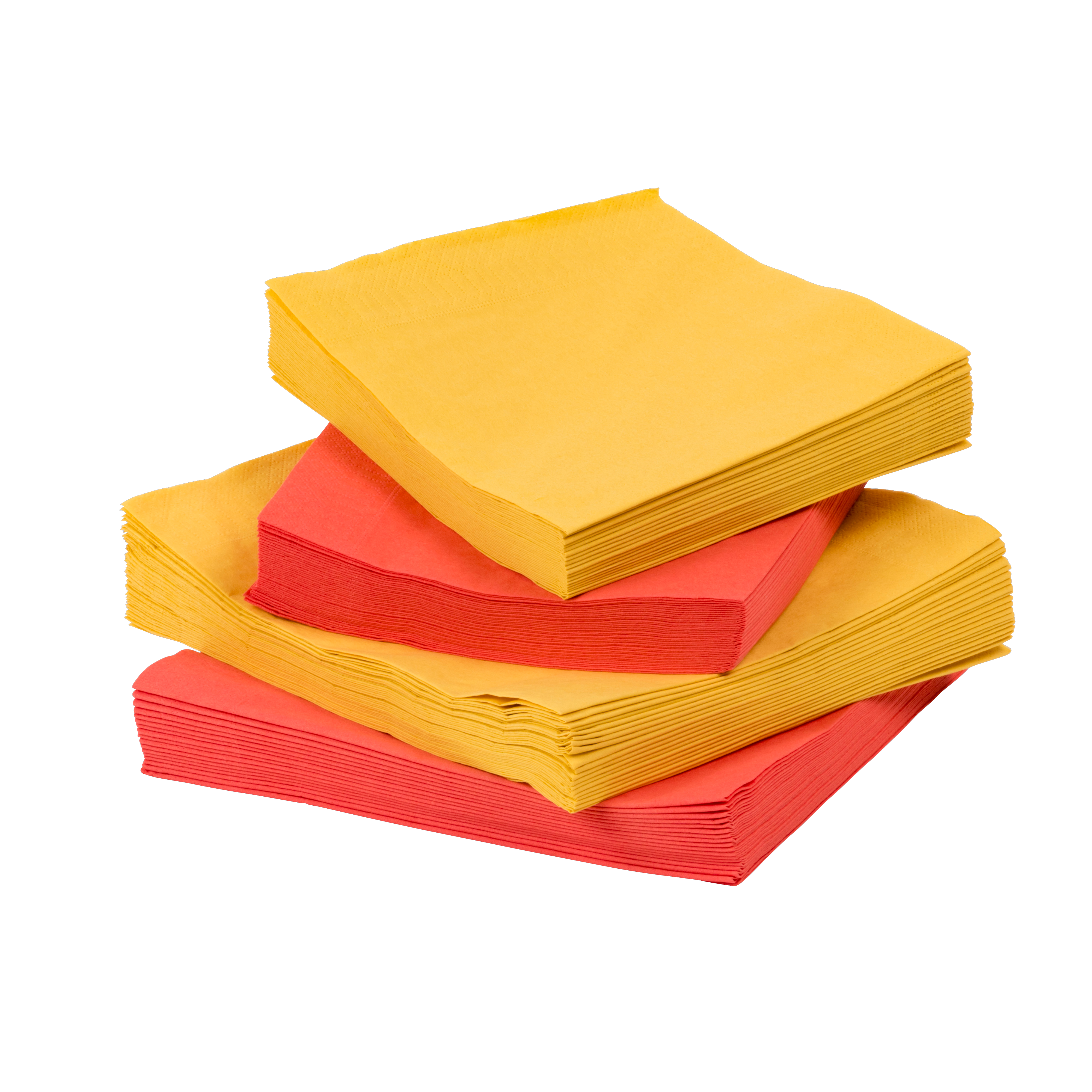 UNI Set van 20 servetten okerB 33 x L 33 cm