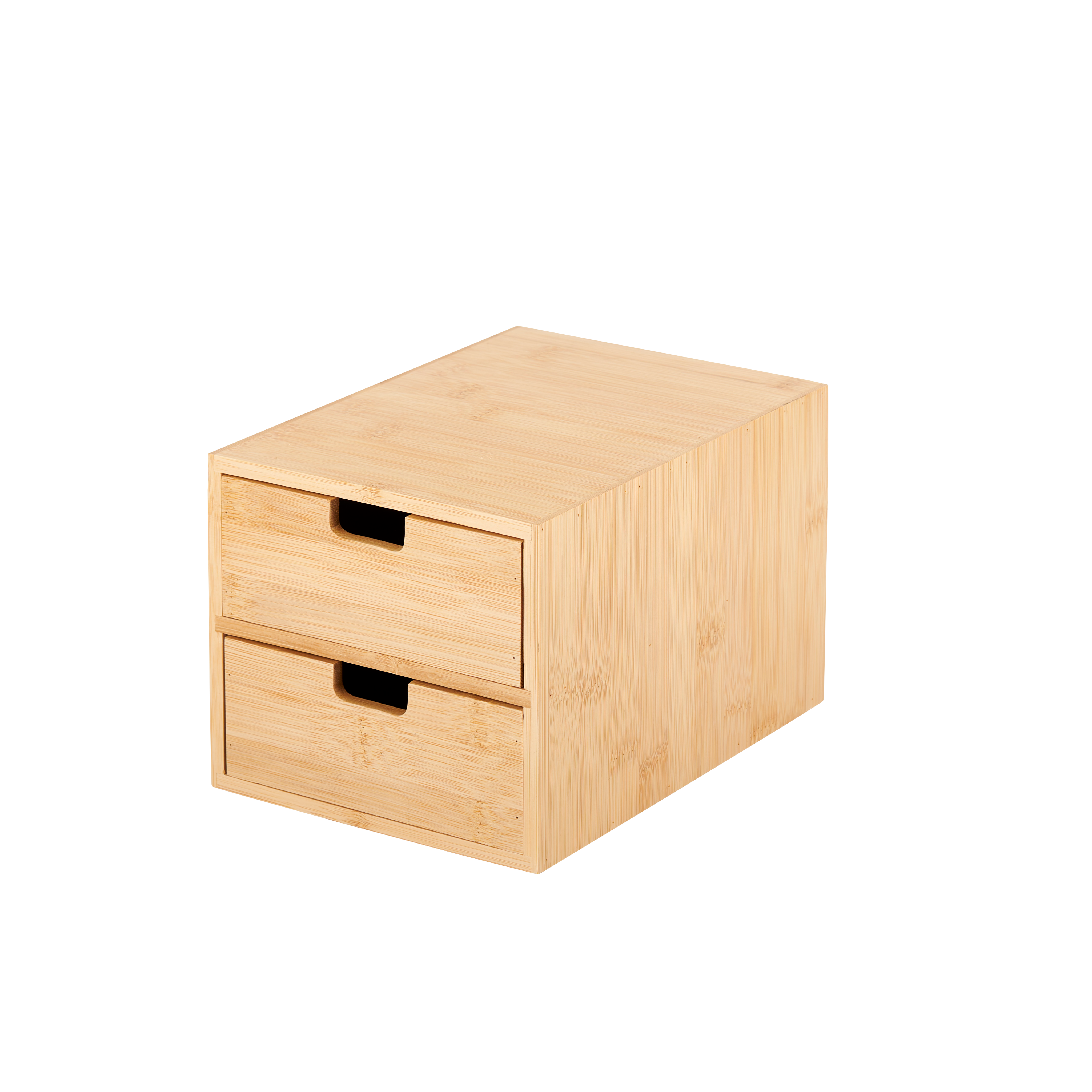 BAMBOO Ladenkast 2 laden naturelH 14,5 x B 16,5 x D 23 cm