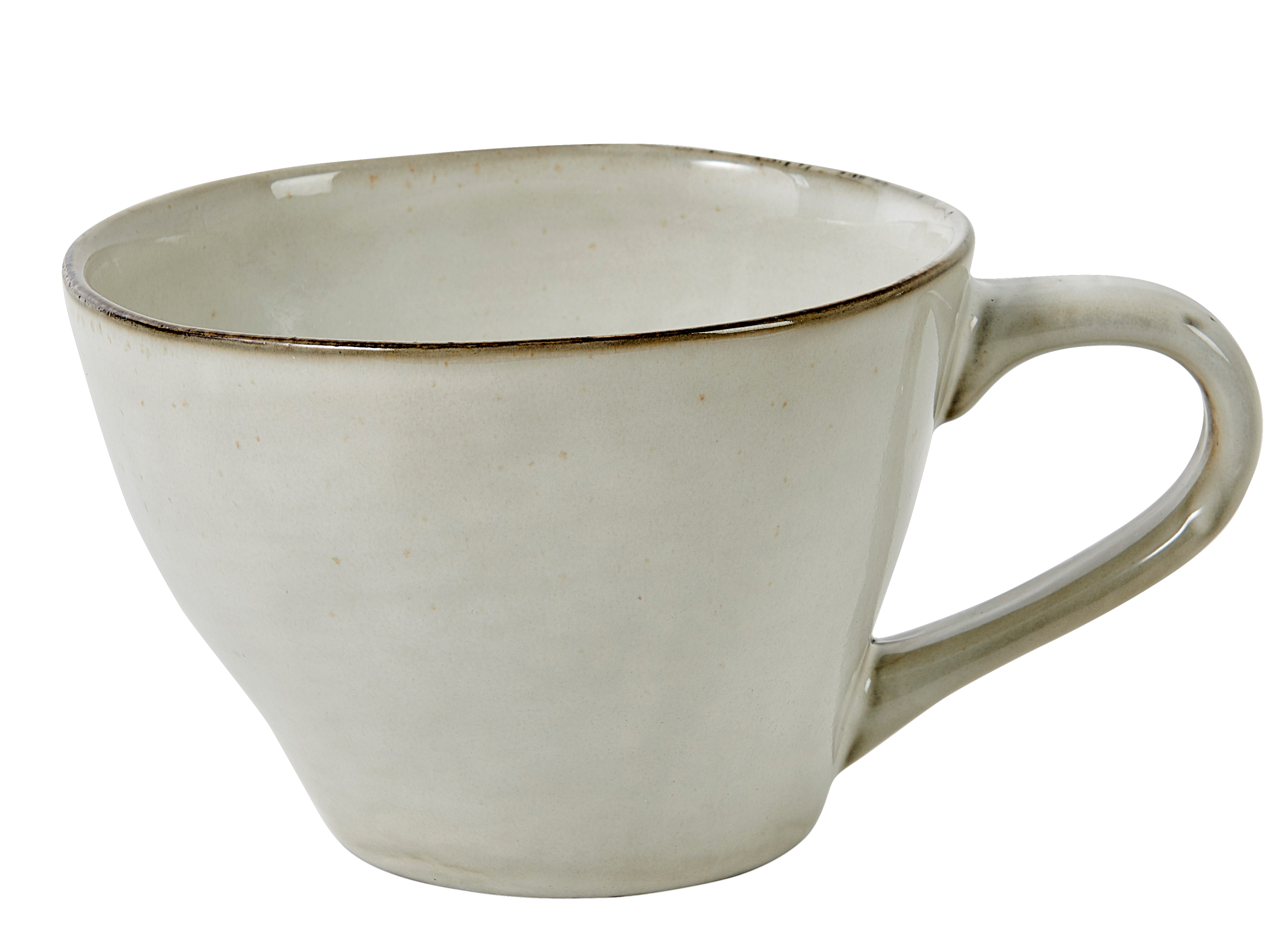EARTH MARL Jumbomok 45 CL crème - set van 4 H 9 cm - Ø 12 cm