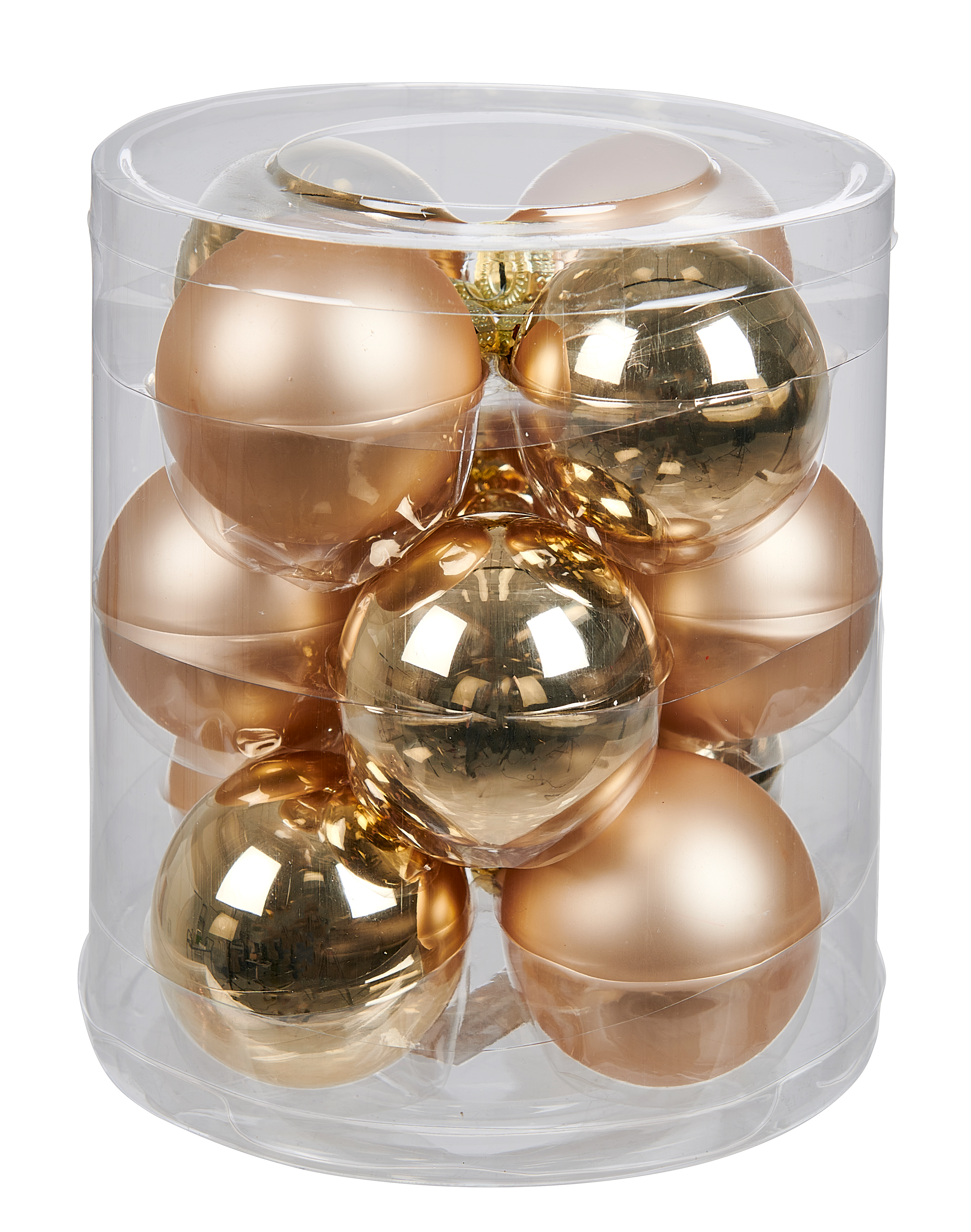 GOLD Kerstbal set van 12 goudØ 6 cm