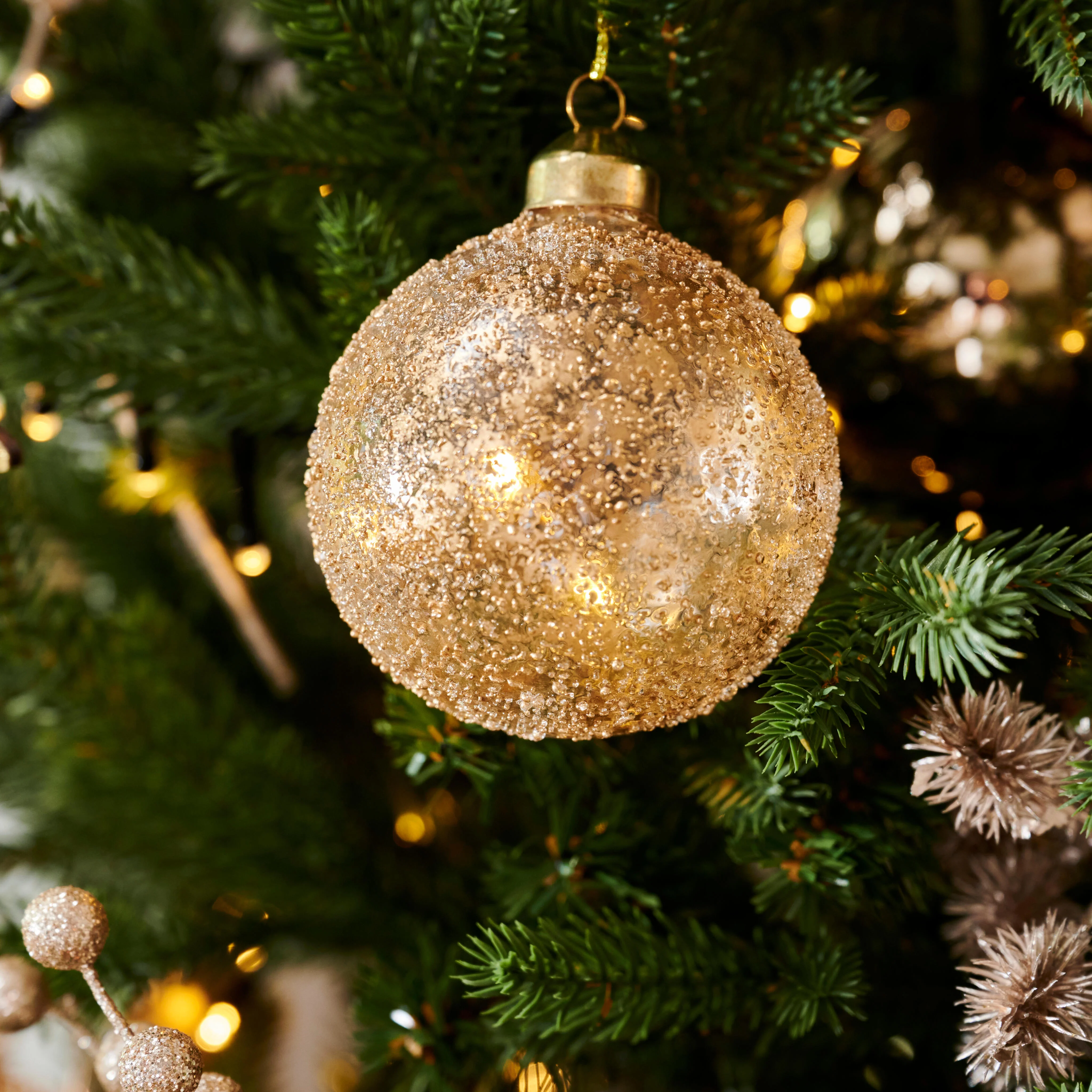 FREEZA Kerstbal goudØ 8 cm