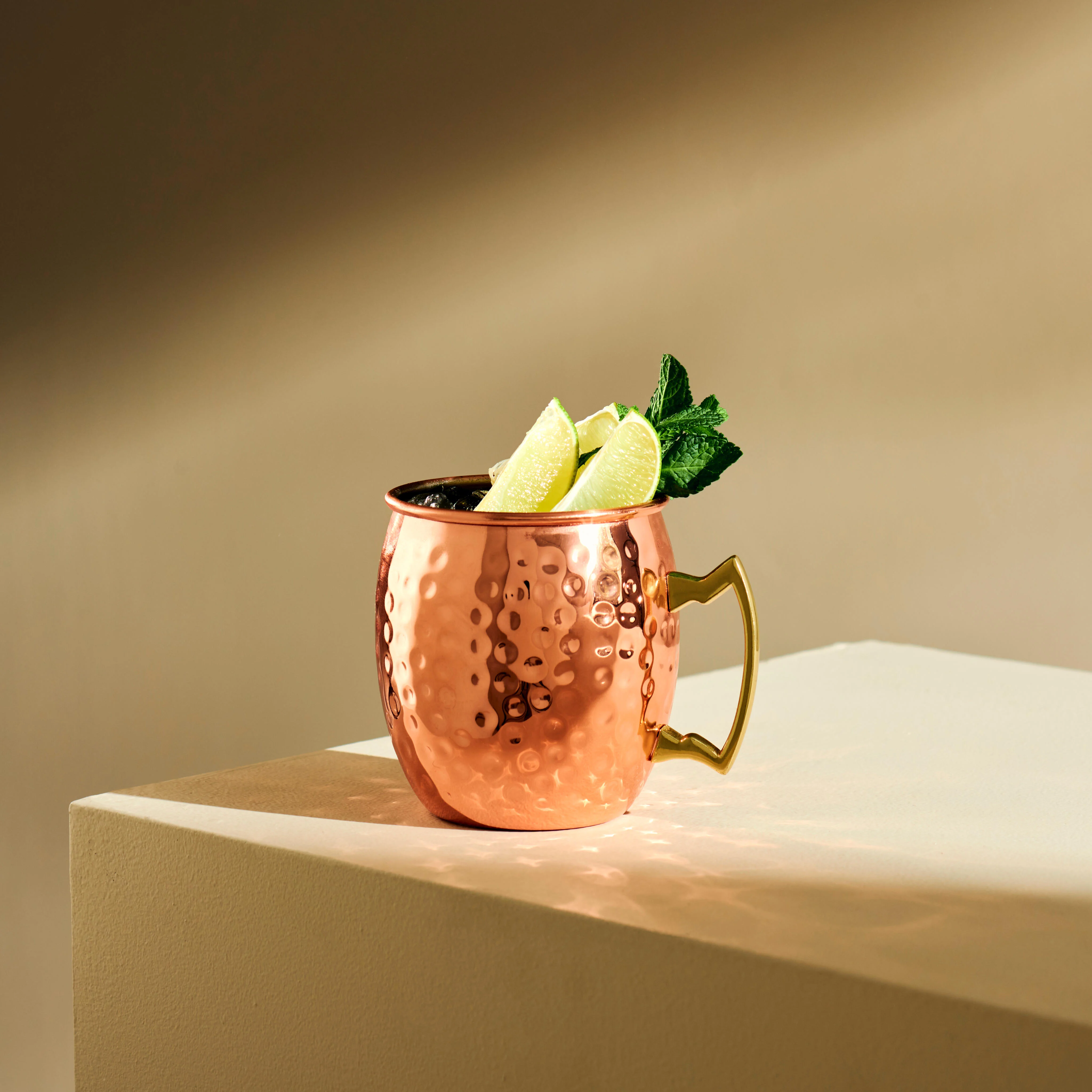 MOSCOW MULE Beker 500 ml goud, koperH 10 x B 11,9 cm - Ø 9 cm