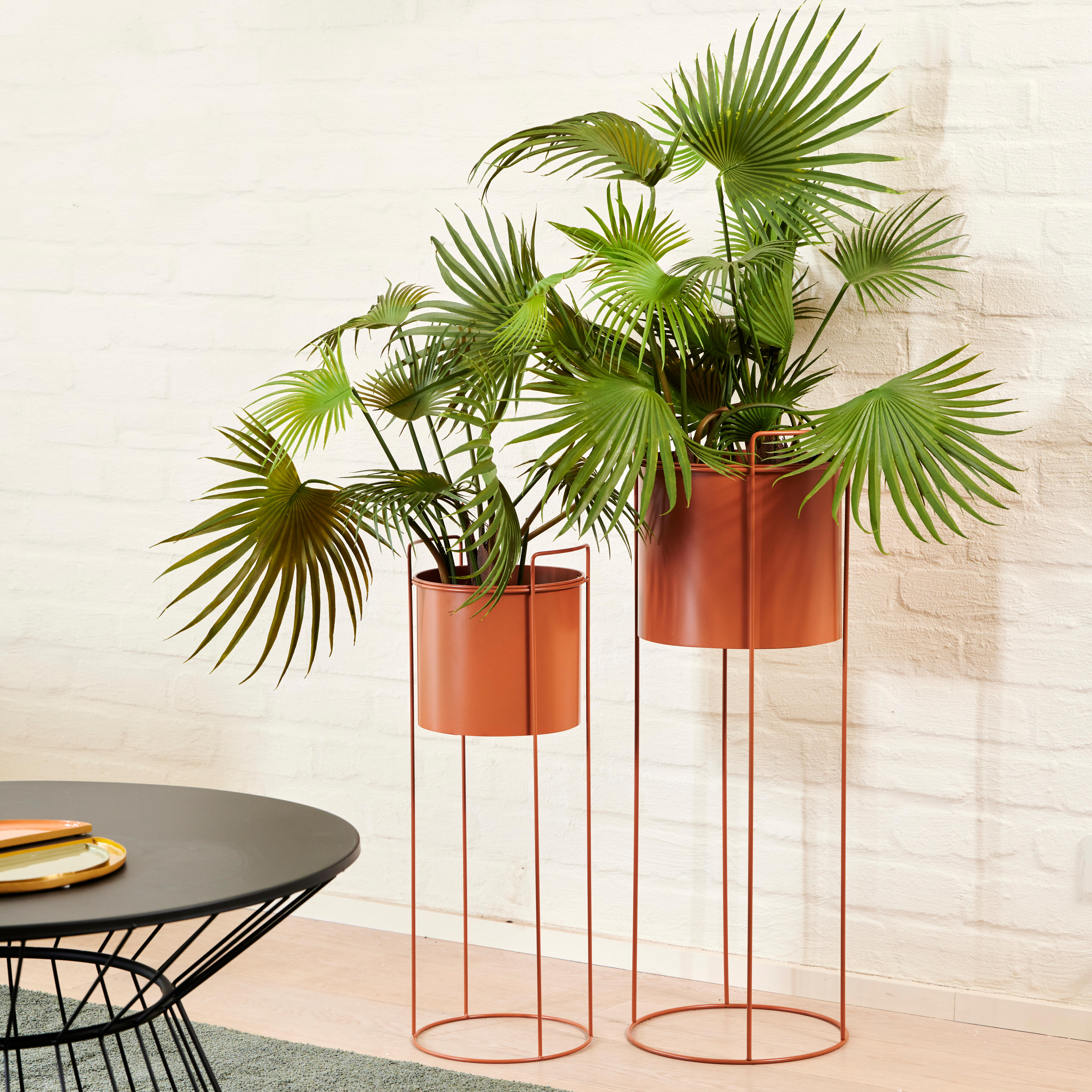 PLUTO Bloempot terracottaH 65 cm - Ø 23 cm