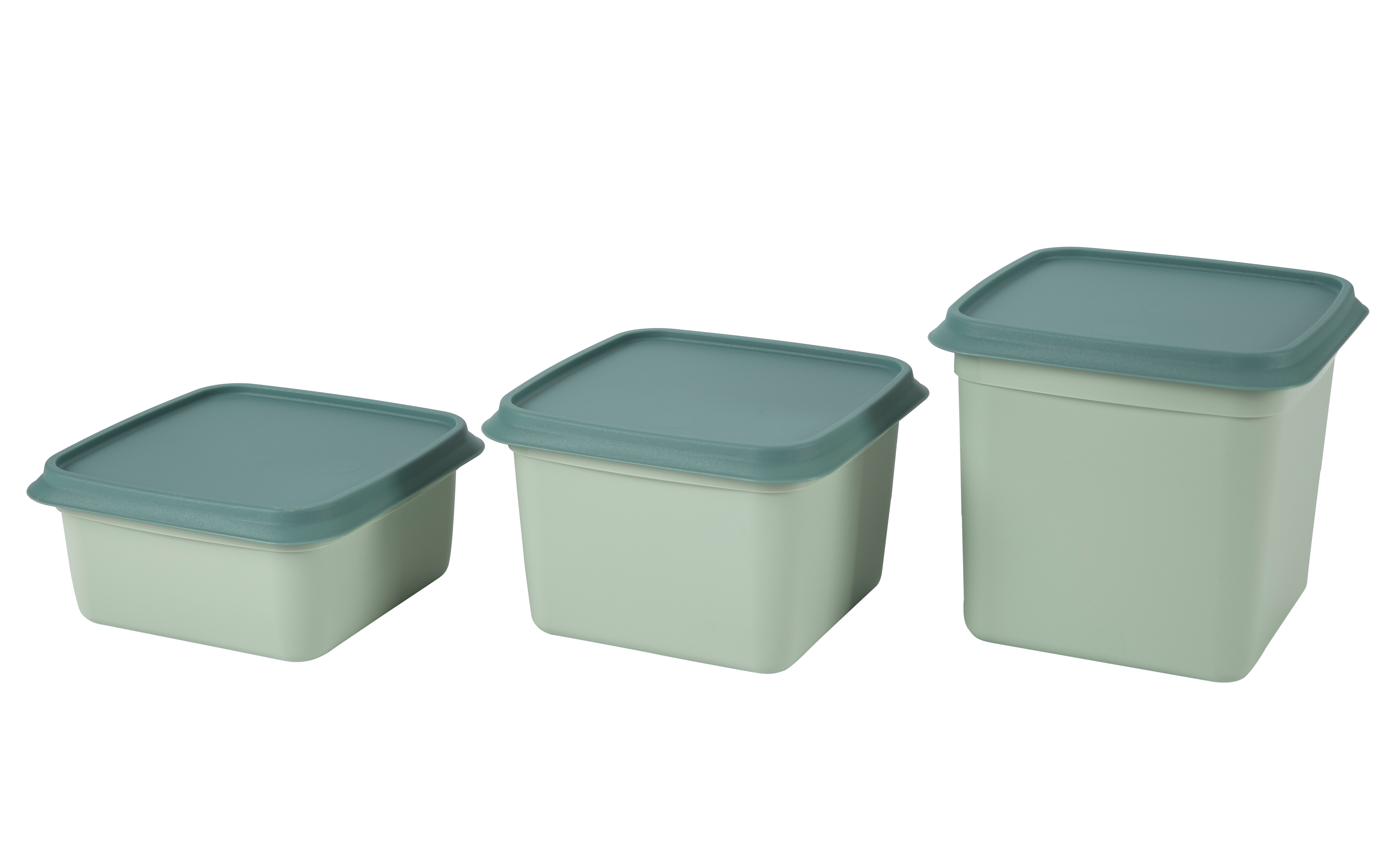 FREEZER Diepvriesdozen set van 10 munt, donkergroen