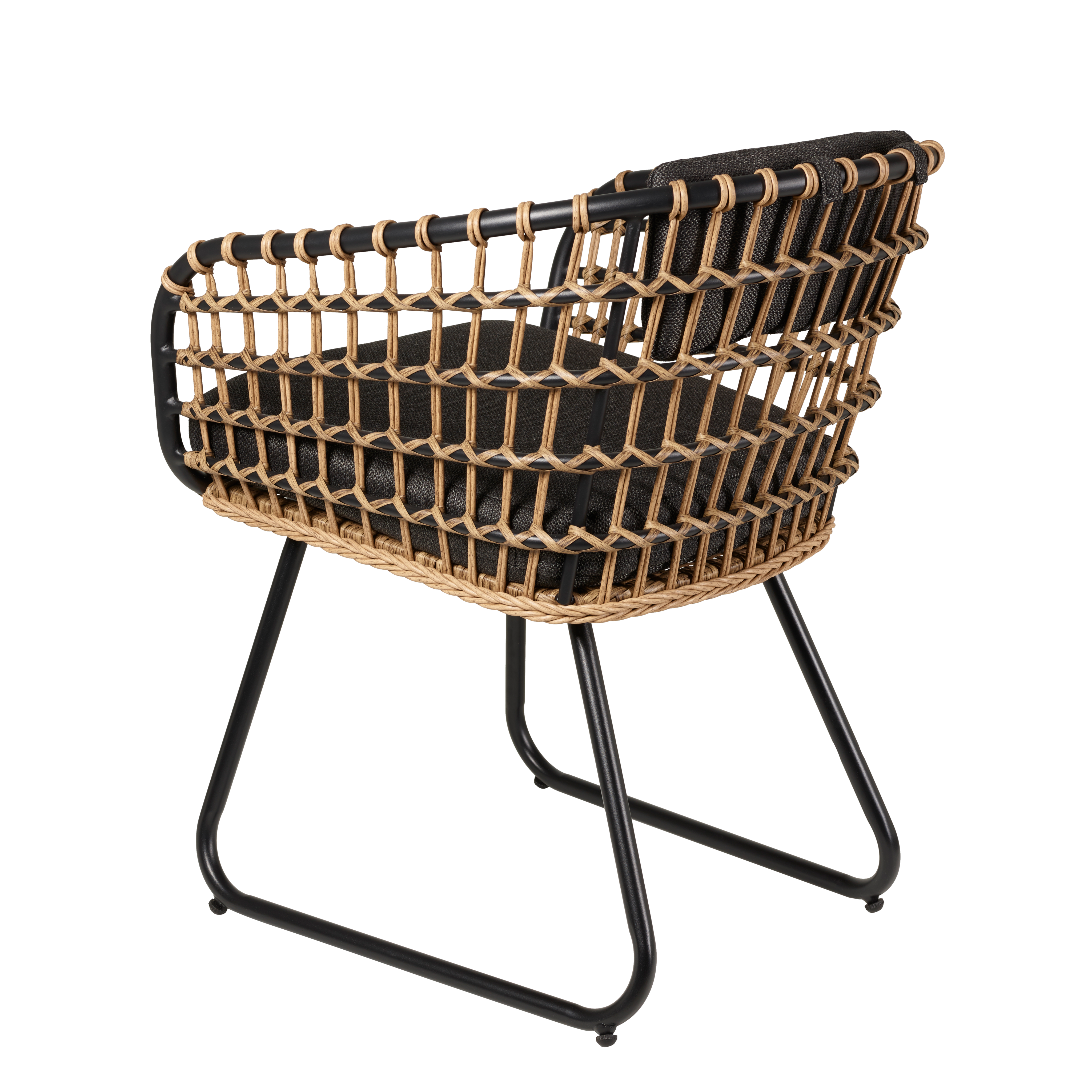 BONES Stoel zwartH 80 x B 62 x D 61 cm