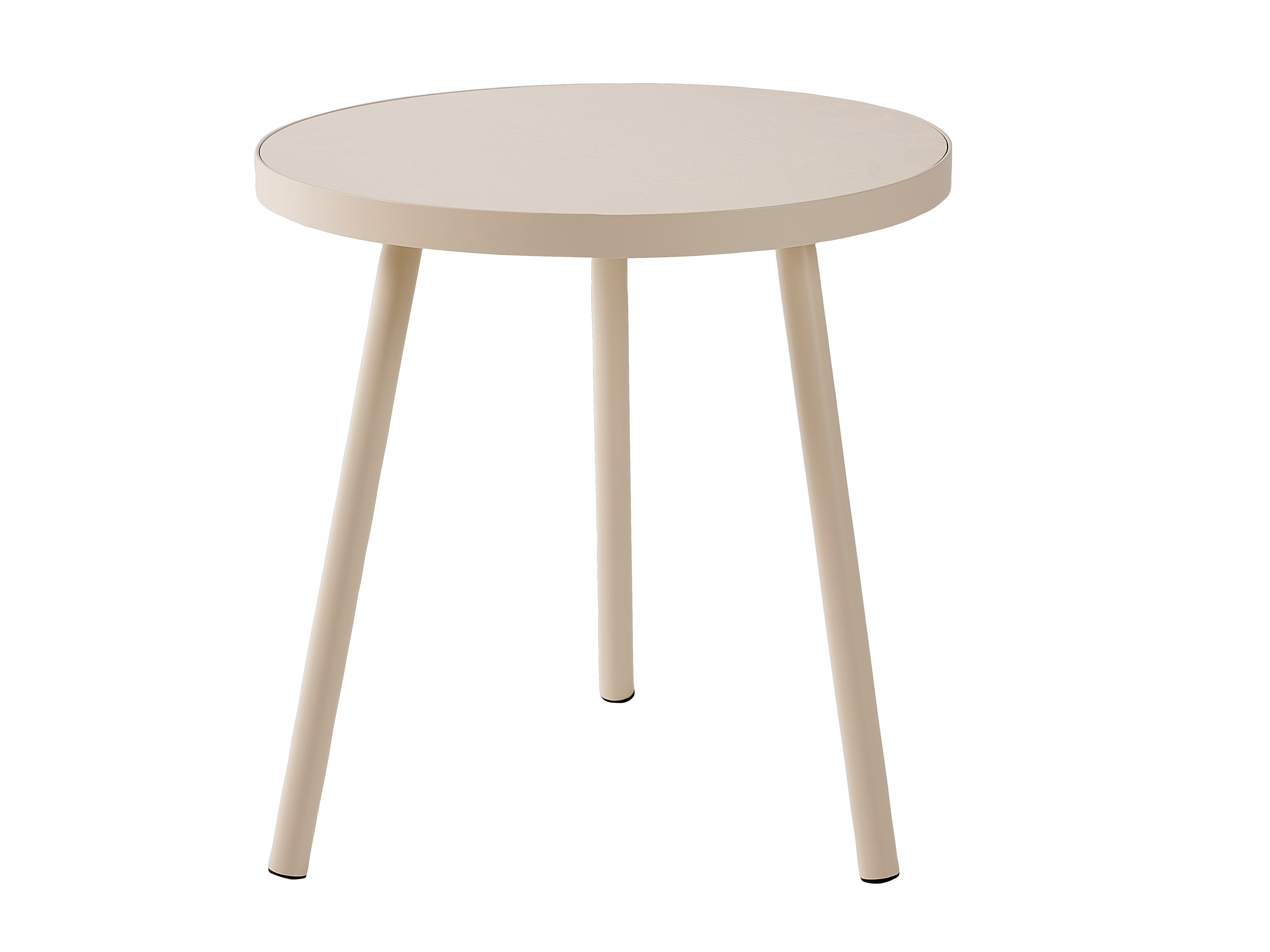 ALEXIS Bijzettafel beigeH 53 cm - Ø 50 cm