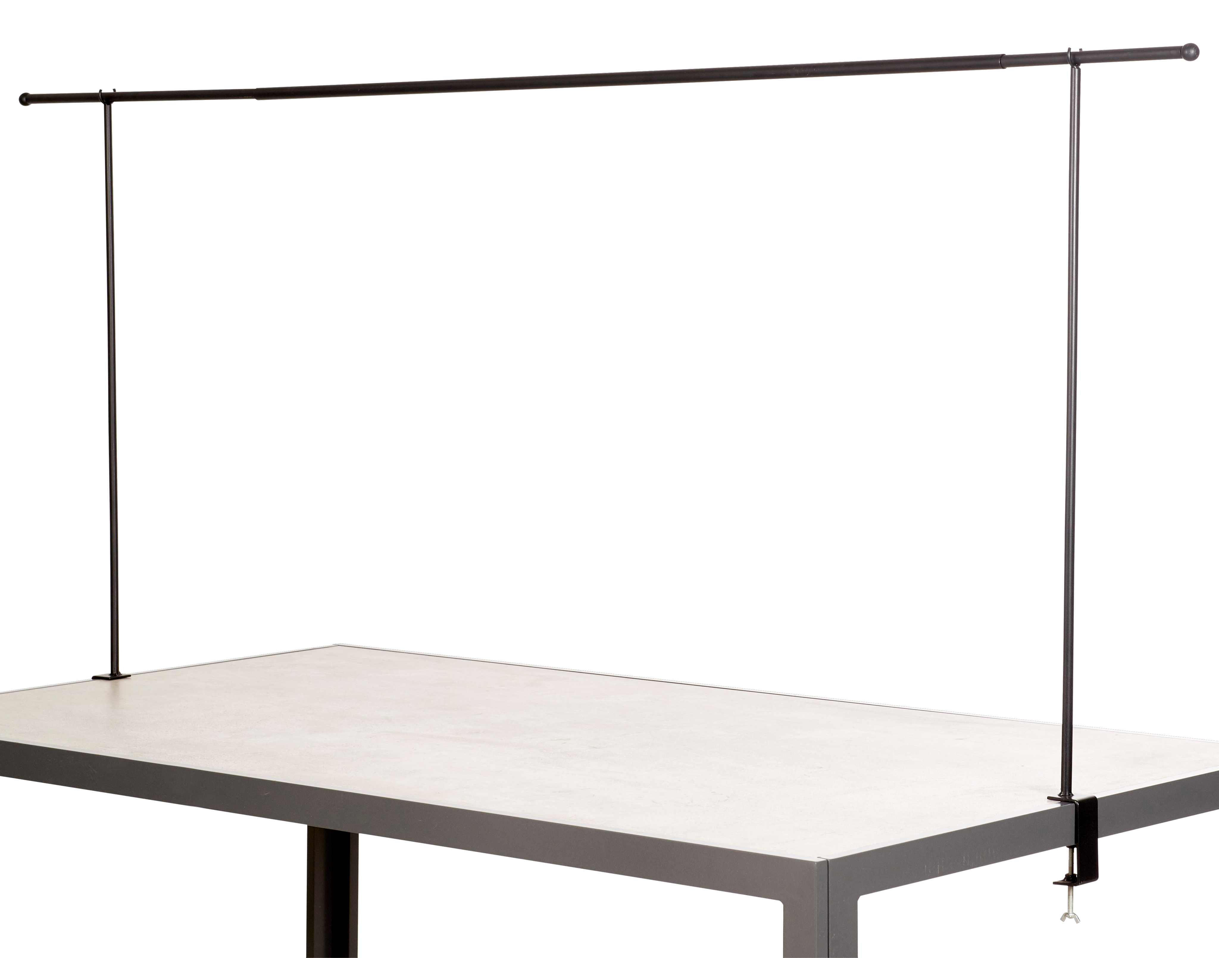 Tafelklem uitrek. 140-250 cm zwartH 90 x B 140 x D 5 cm