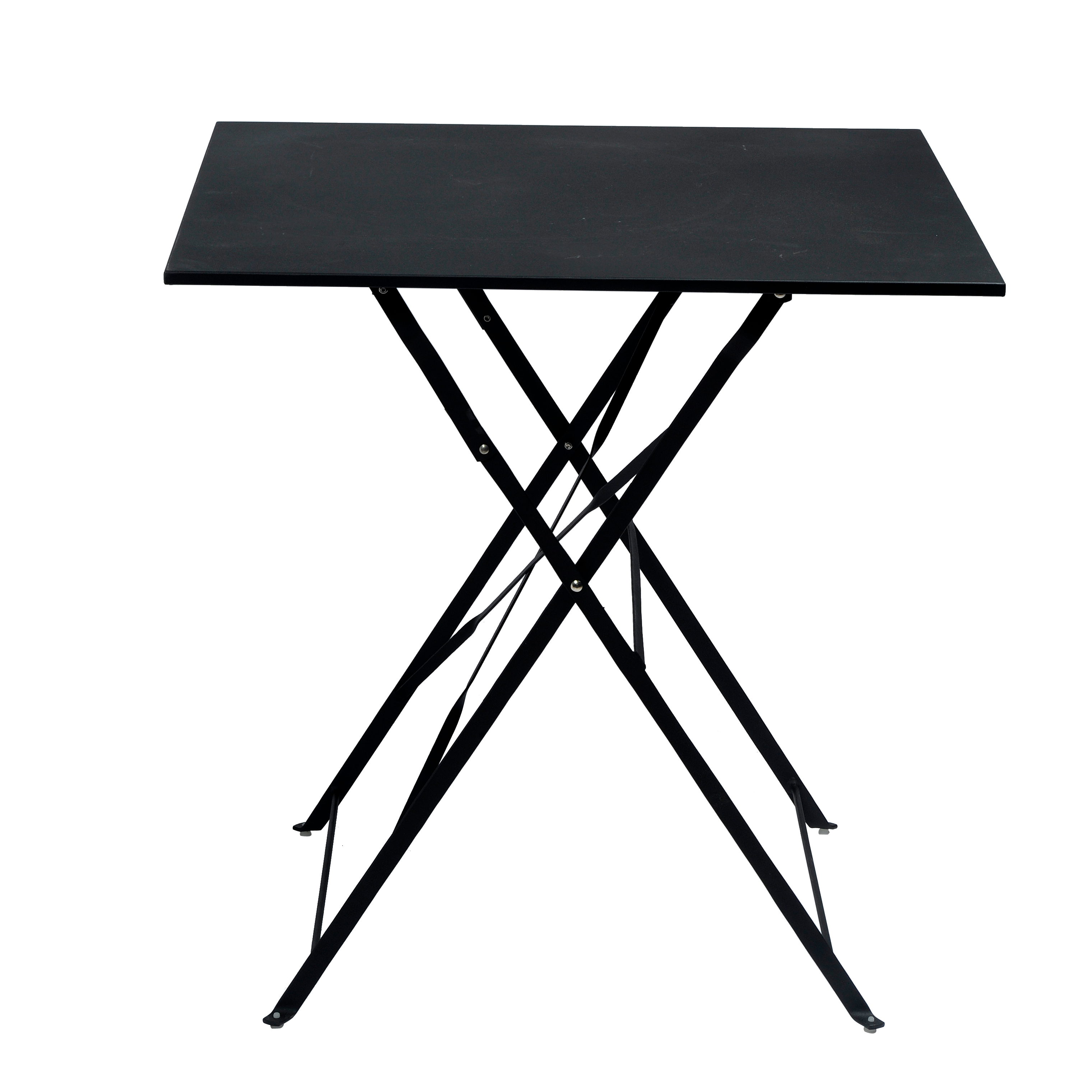 IMPERIAL Vouwtafel vierkant zwartH 71 x B 70 x L 70 cm