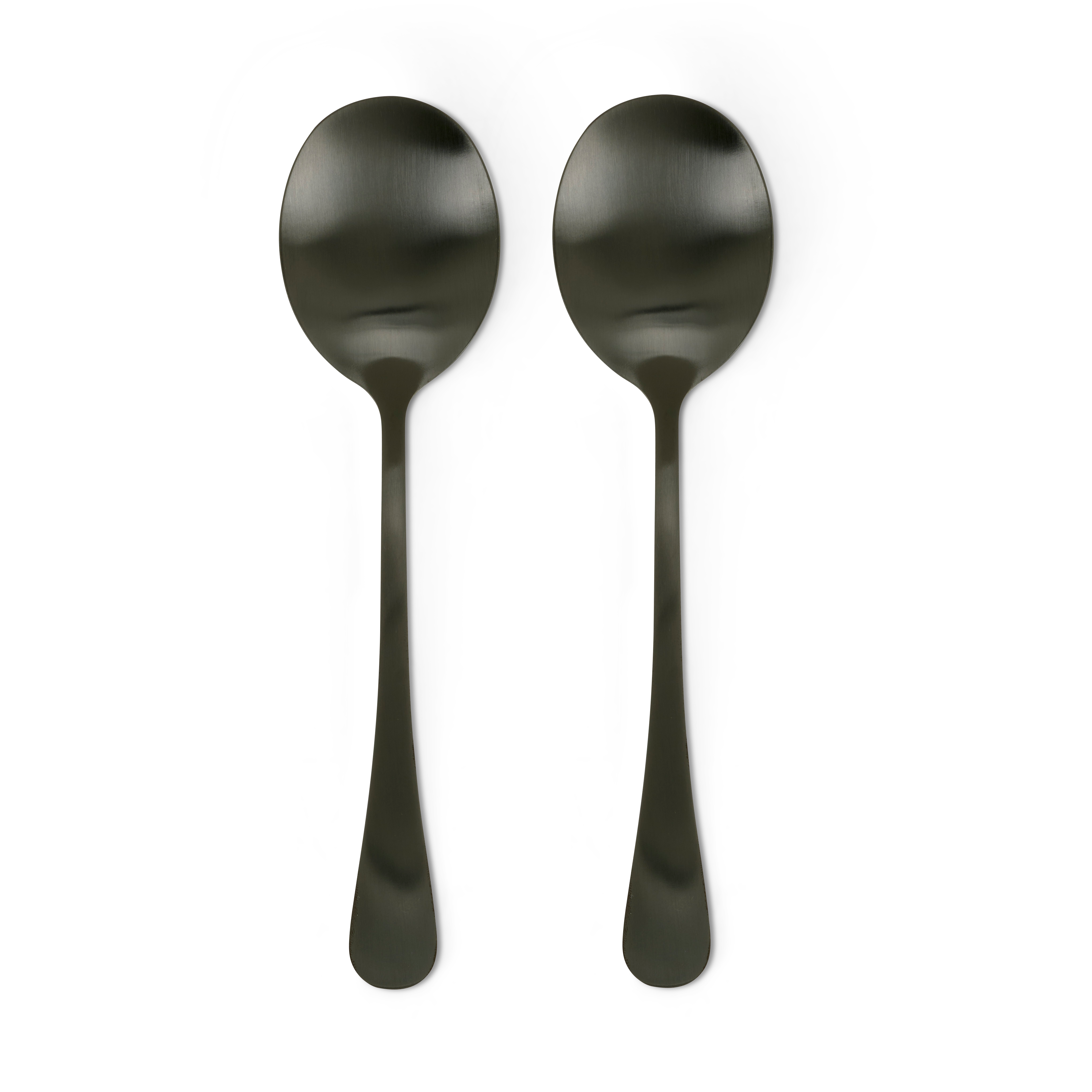 AXELLE Serveerlepel set van 2 zwartL 21,7 cm