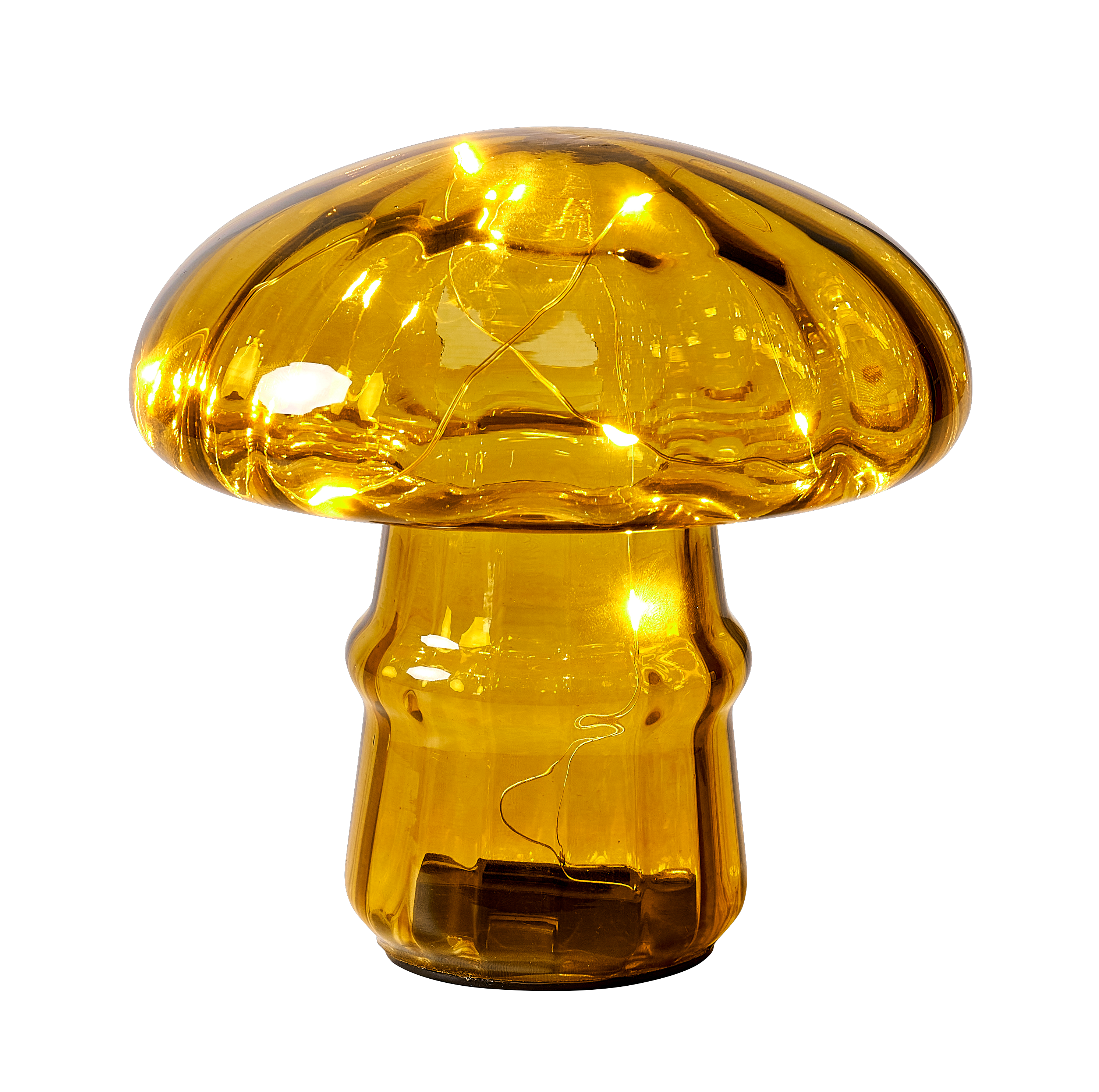MUSHRO Deco lamp geelH 16 cm - Ø 16 cm