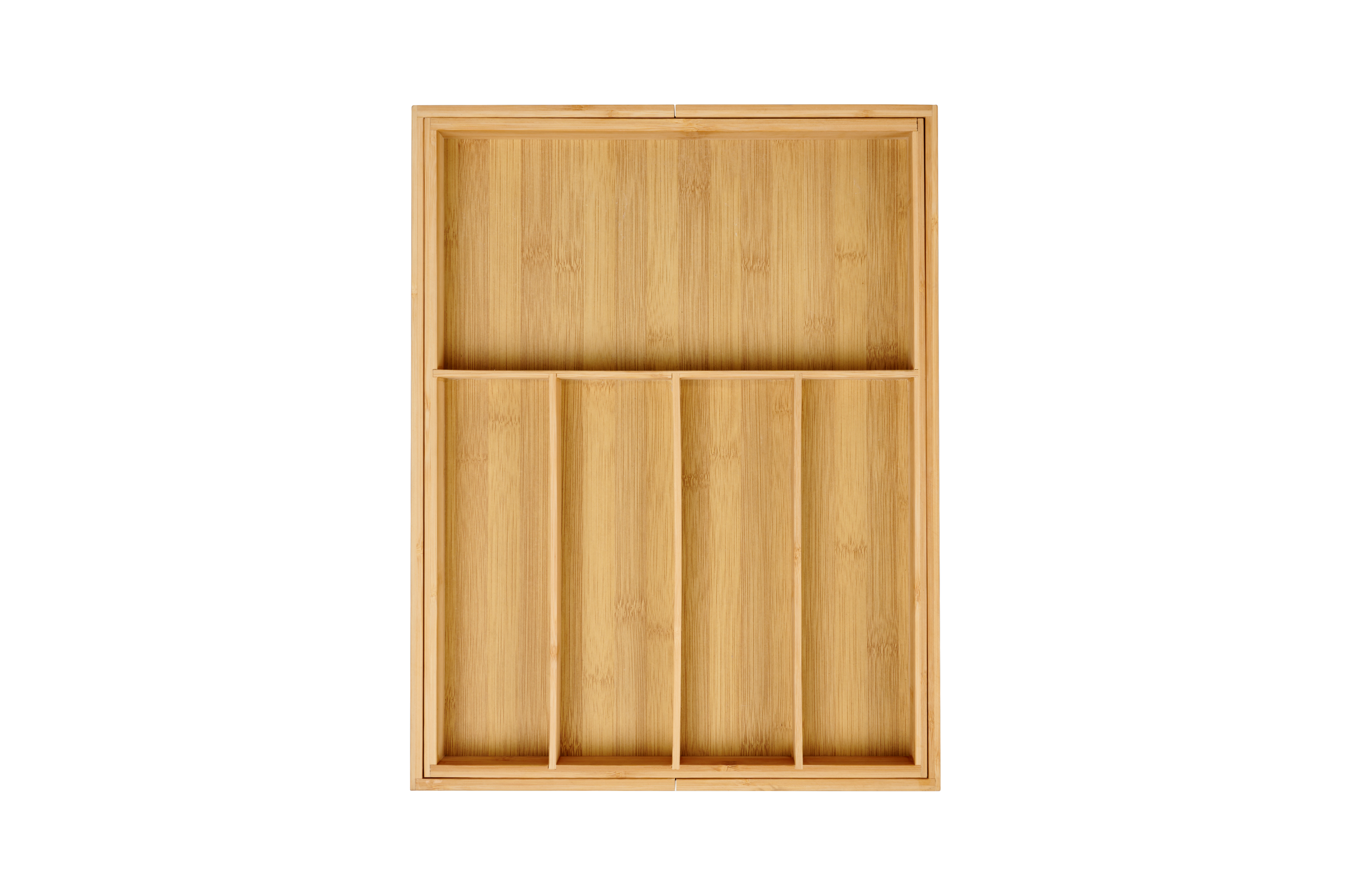 BAMBOO Lade organiser uitschuifbaar naturelH 5 x B 33 x D 43 cm - CASA