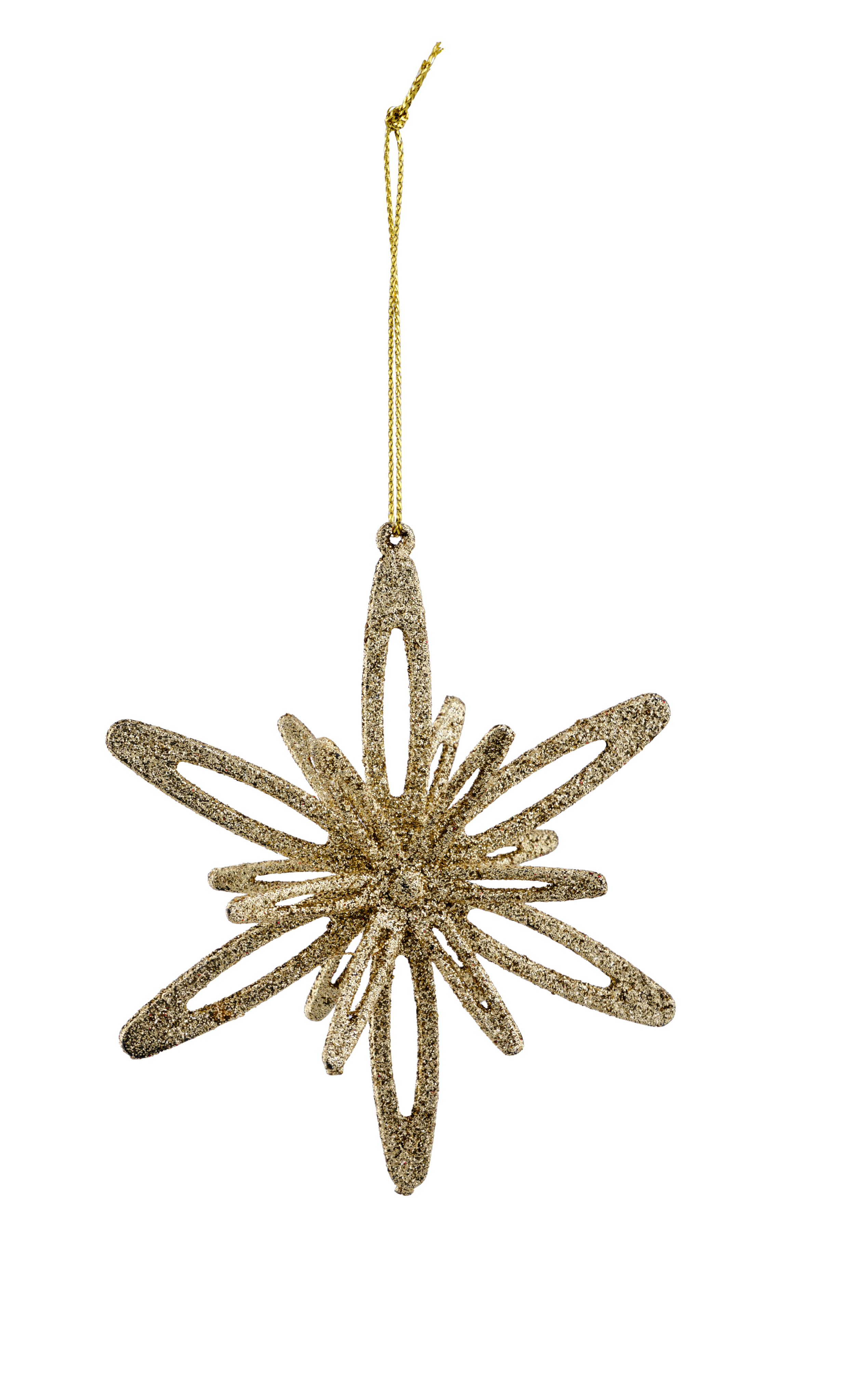 AURIS Hangdecoratie goudH 11 x B 11 x D 4 cm