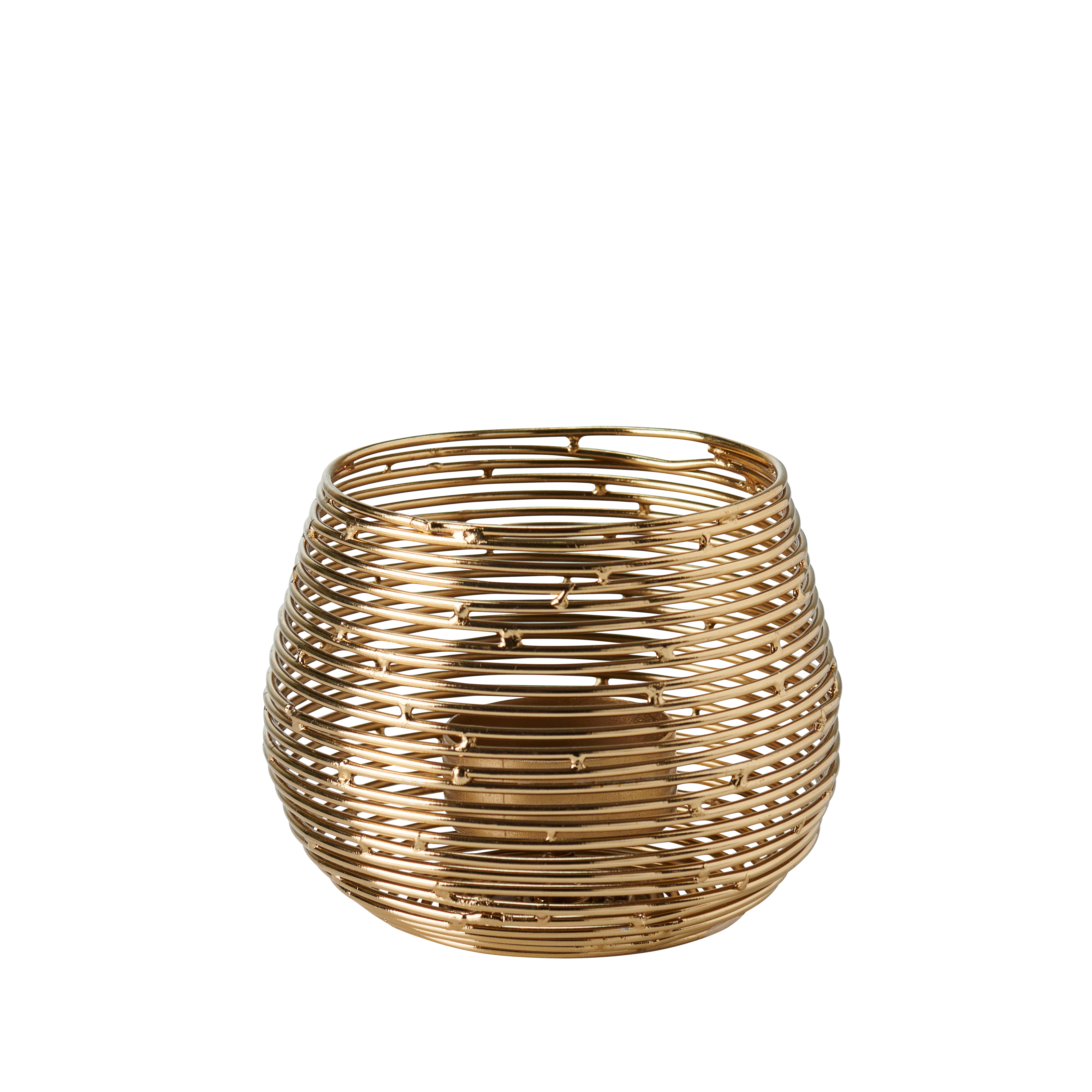 GOLDINA Partylight goudH 9 cm - Ø 9 cm - Ø 8,5 cm