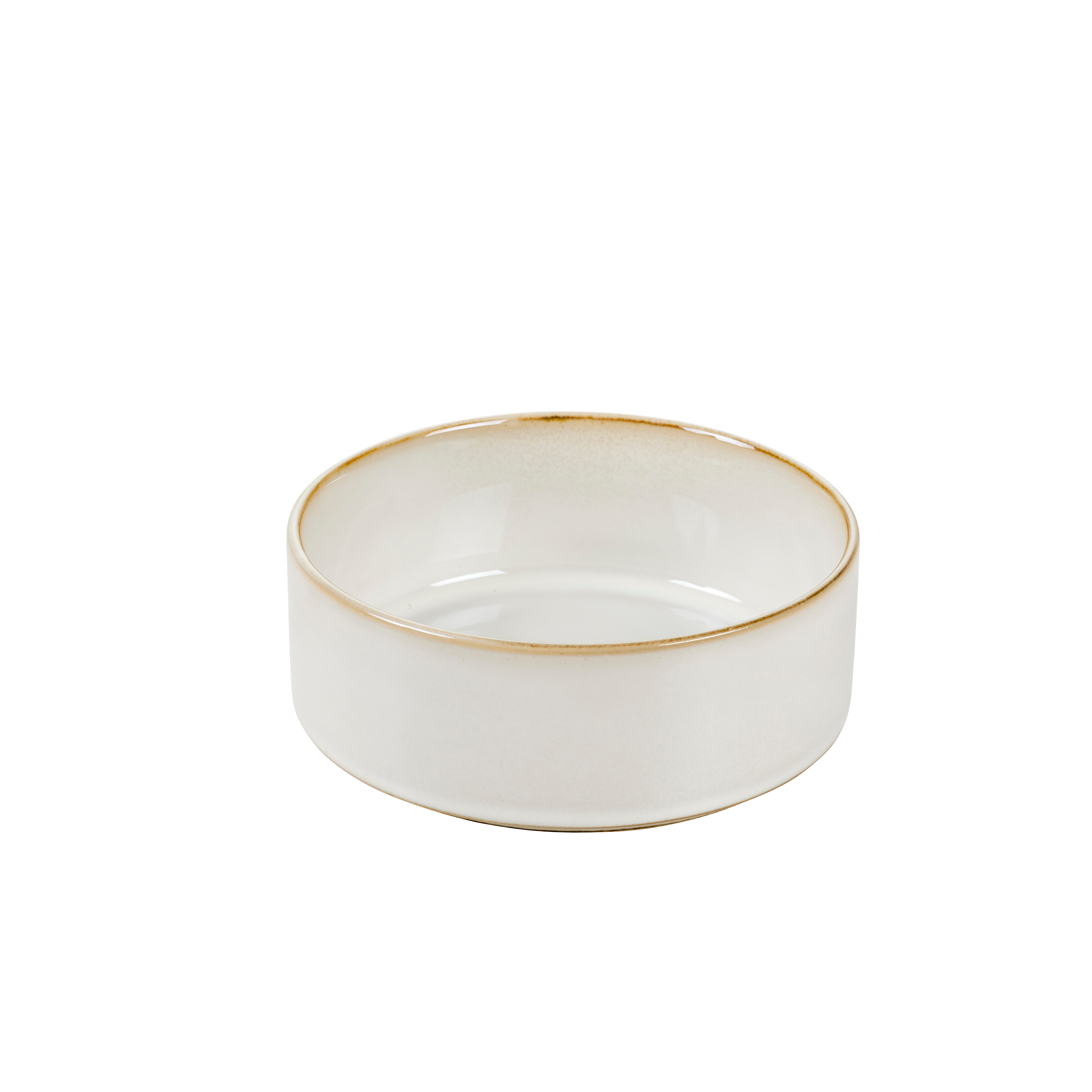 MINERAL MARBLE Bowl 60 CL wit - set van 4 H 6 cm - Ø 16 cm