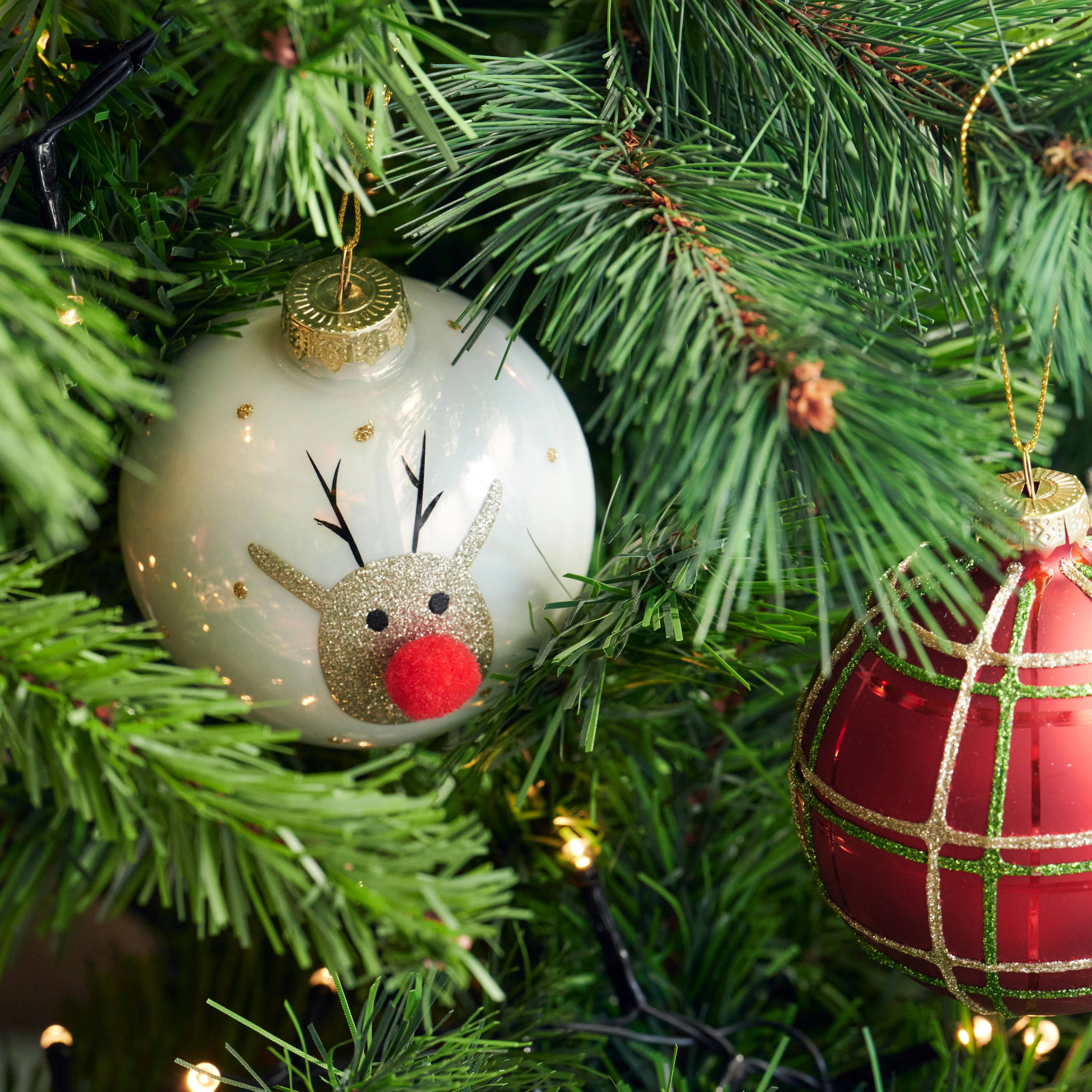 RUDO Kerstbal witØ 8 cm