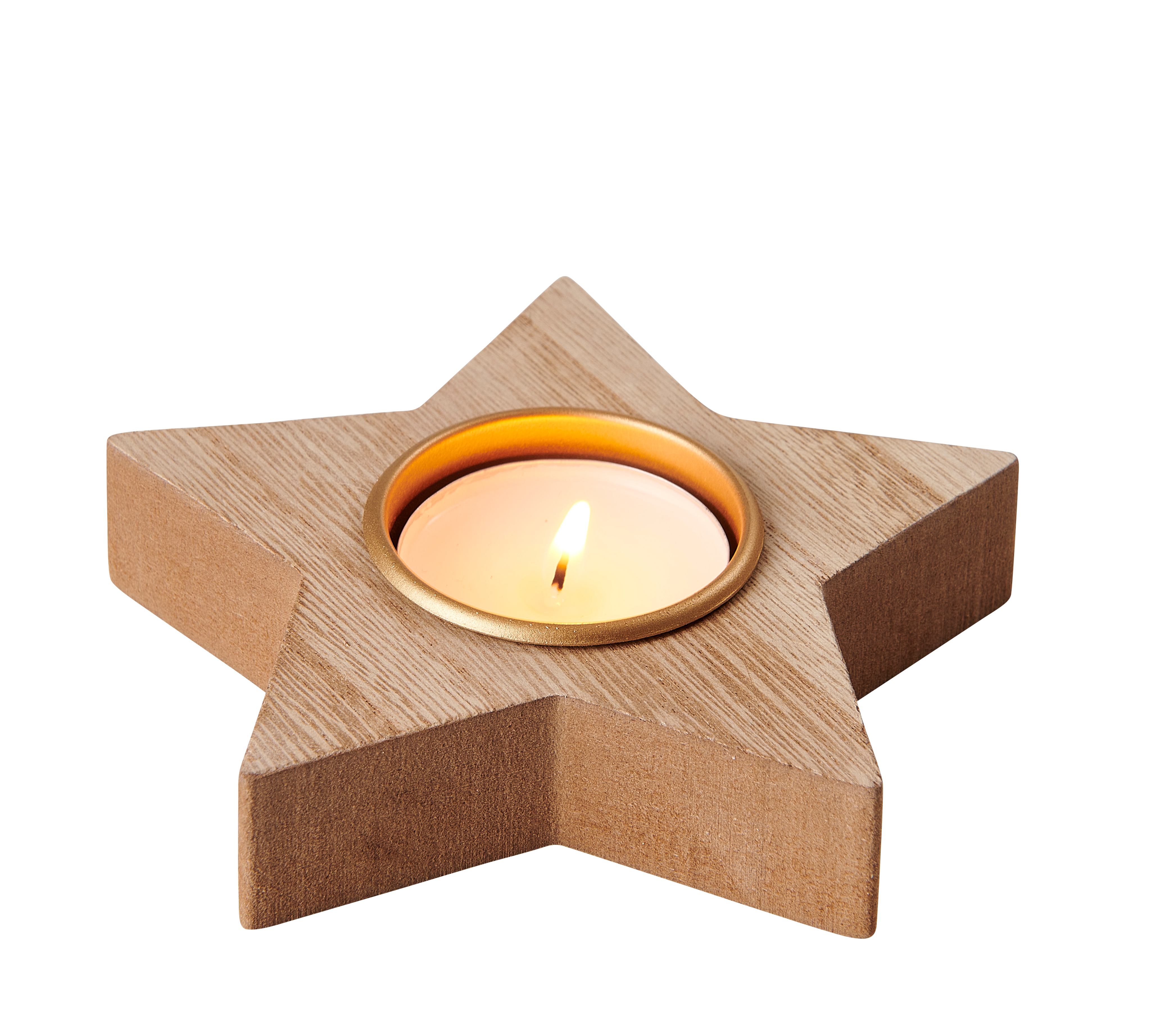 STELLA Partylight goud, naturelH 2 cm - Ø 11 cm