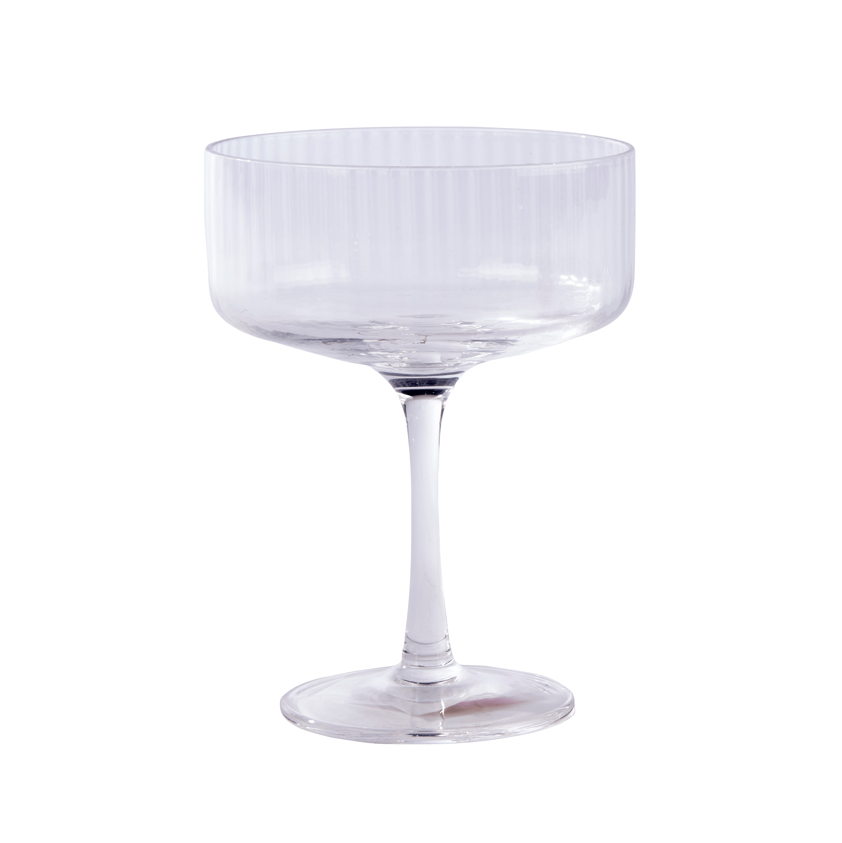 COPPA Cocktailglas transparant - set van 4 H 14 cm - Ø 10,5 cm